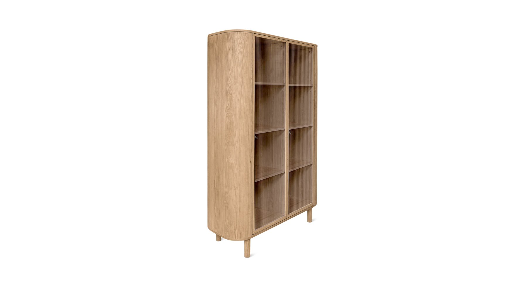 Showcase Cabinet, White Oak - Image 14