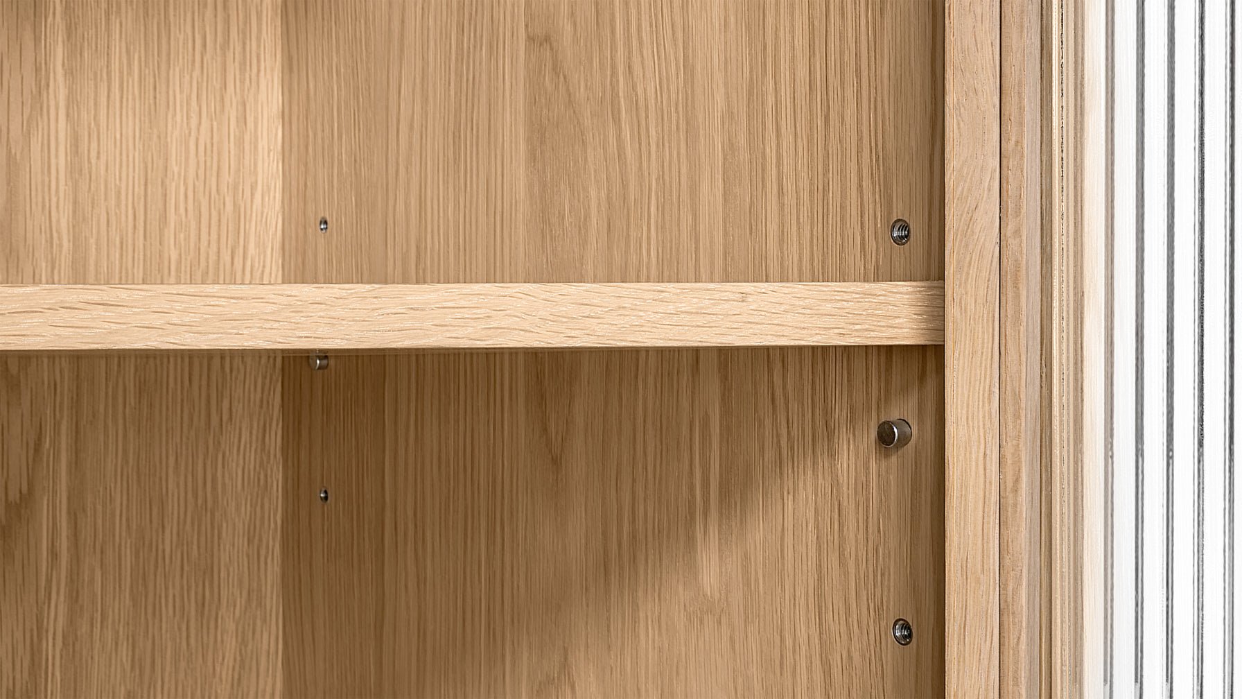 Showcase Cabinet, White Oak - Image 10