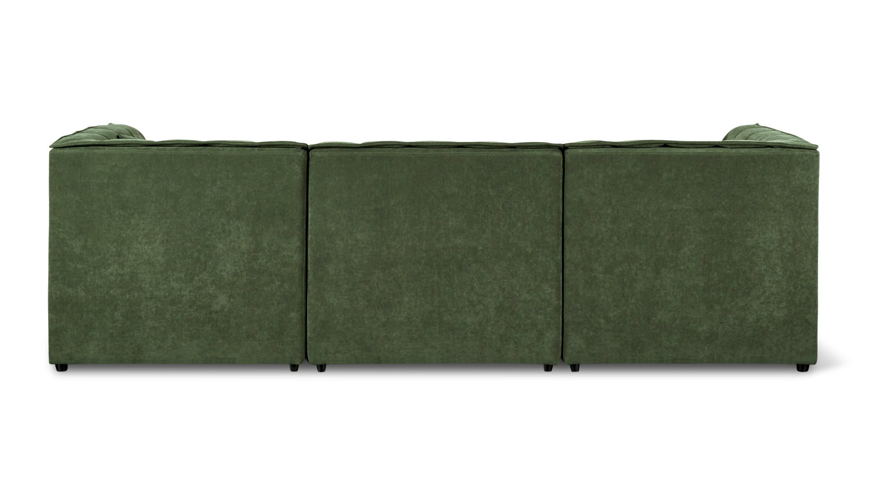 Quilt 4-Piece Modular Sectional, Moss - Image 9