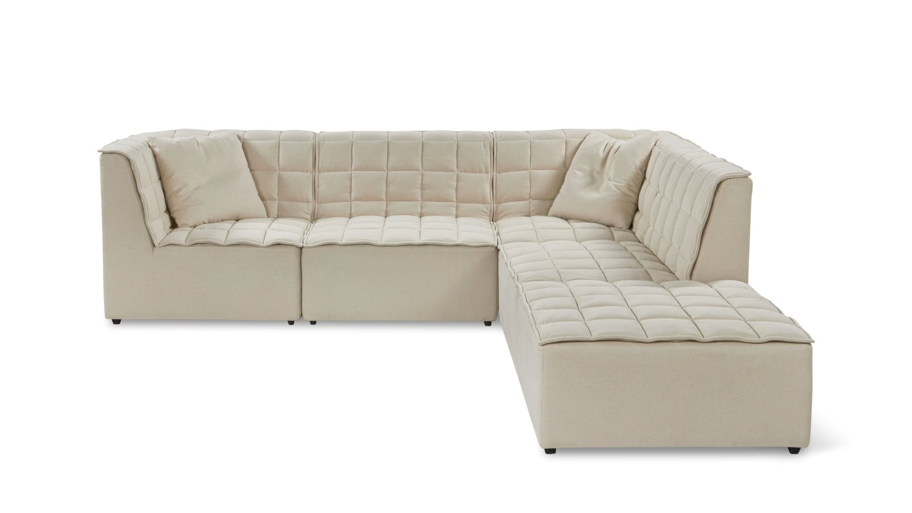 Quilt 5-Piece Modular Sectional, Fawn_image