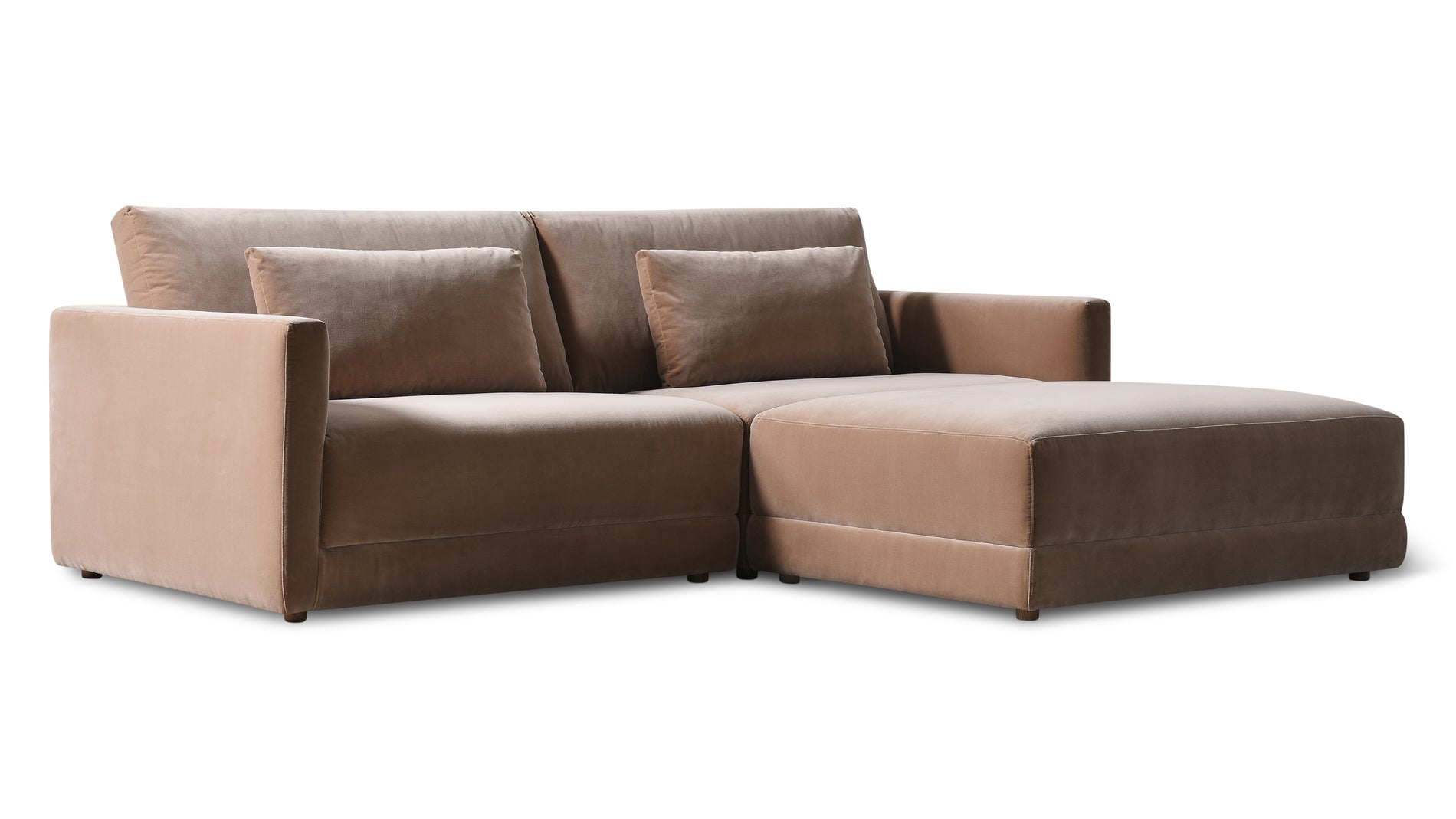 Wind Down 3-Piece Modular Sectional, Doe_image