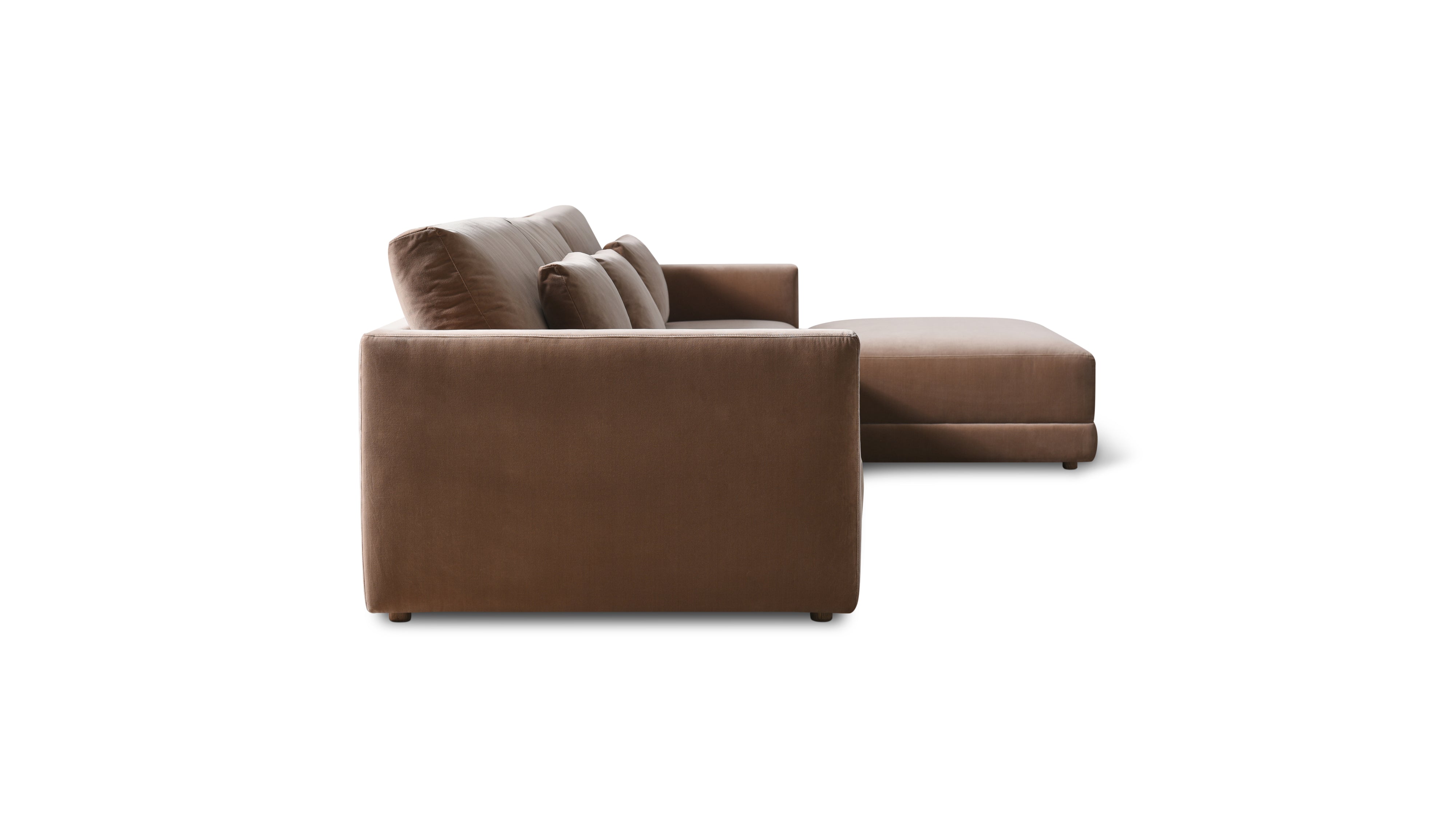 Wind Down 4-Piece Modular Sectional, Doe - Image 9