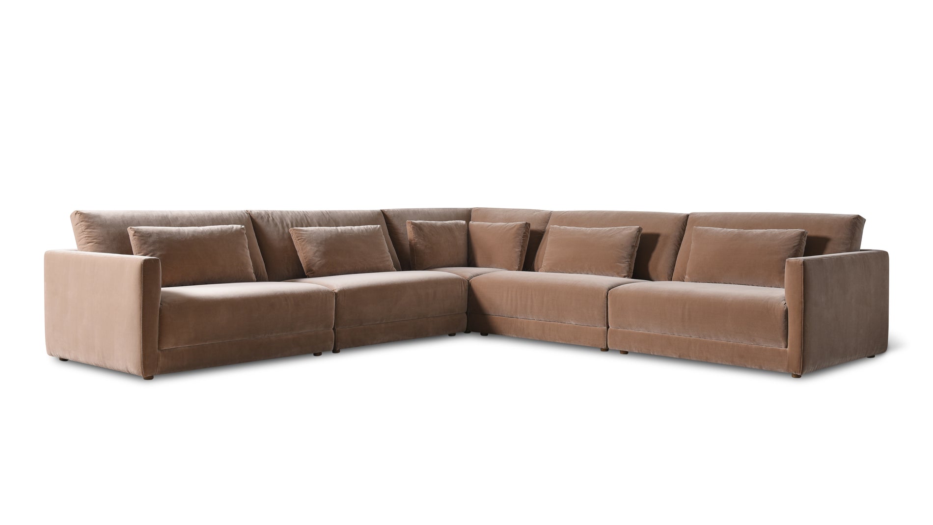 Wind Down 5-Piece Modular Sectional Closed, Doe_image