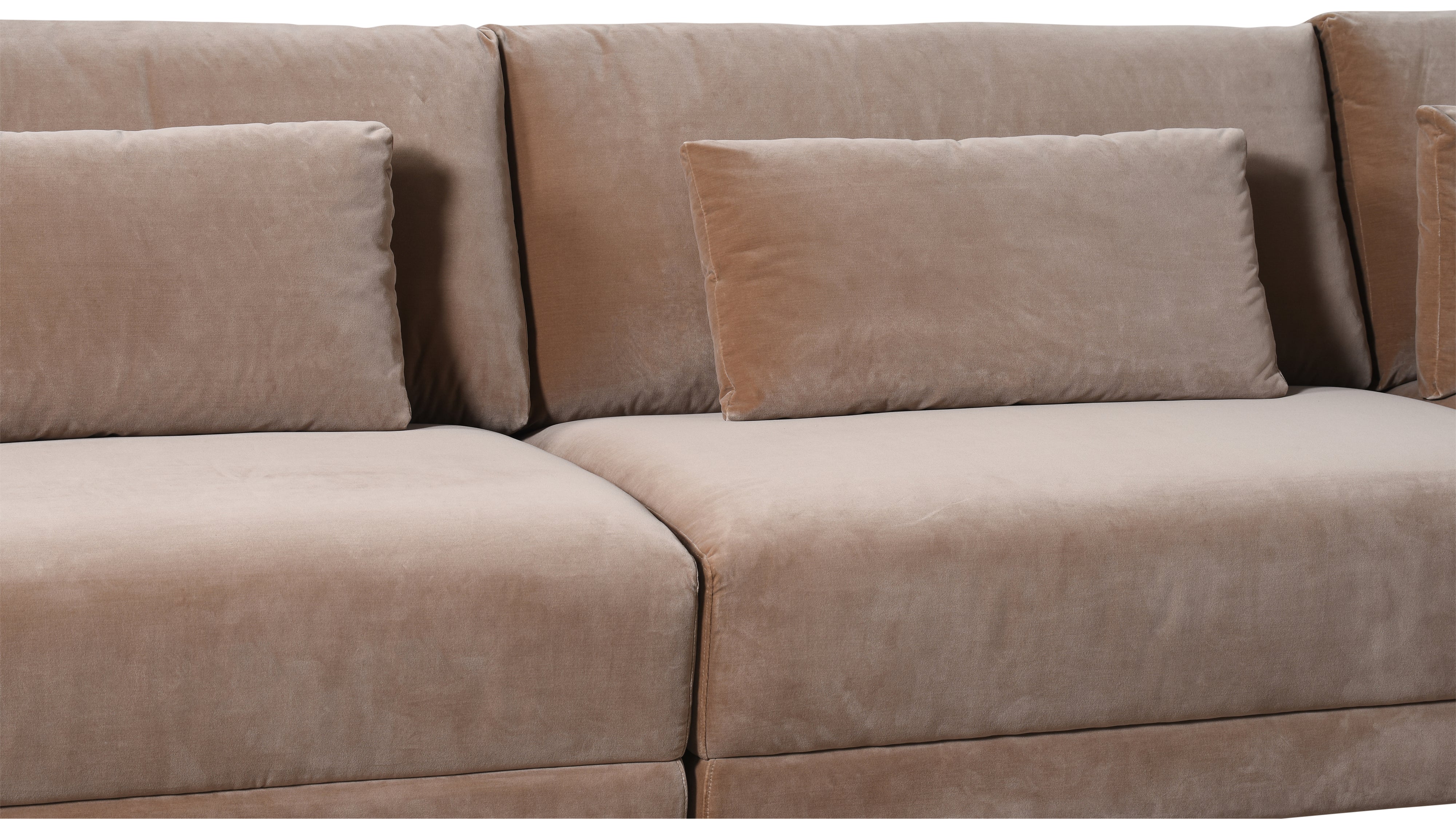 Wind Down 5-Piece Modular Sectional Closed, Doe - Image 6