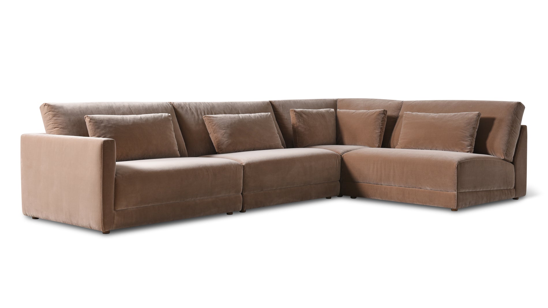 Wind Down 4-Piece Modular Sectional, Right, Doe_image