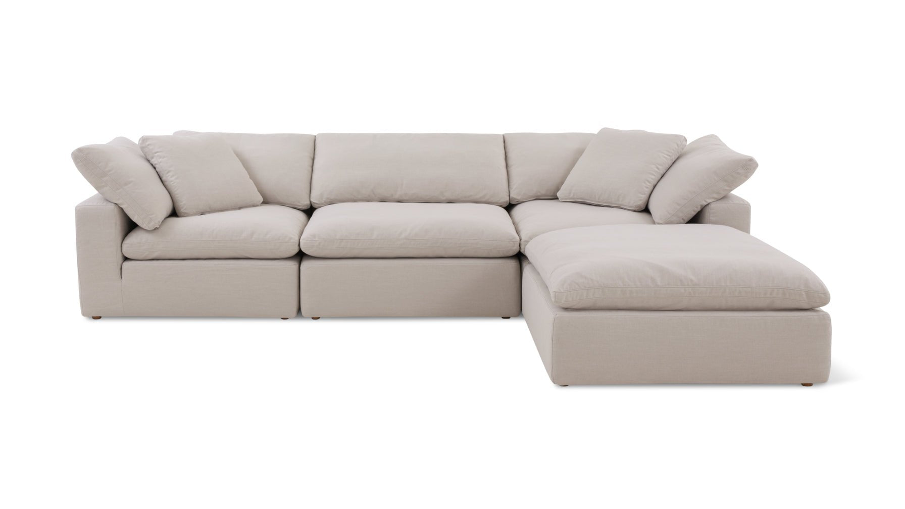 Movie Night™ 4-Piece Modular Sectional, Standard, Clay - Image 1