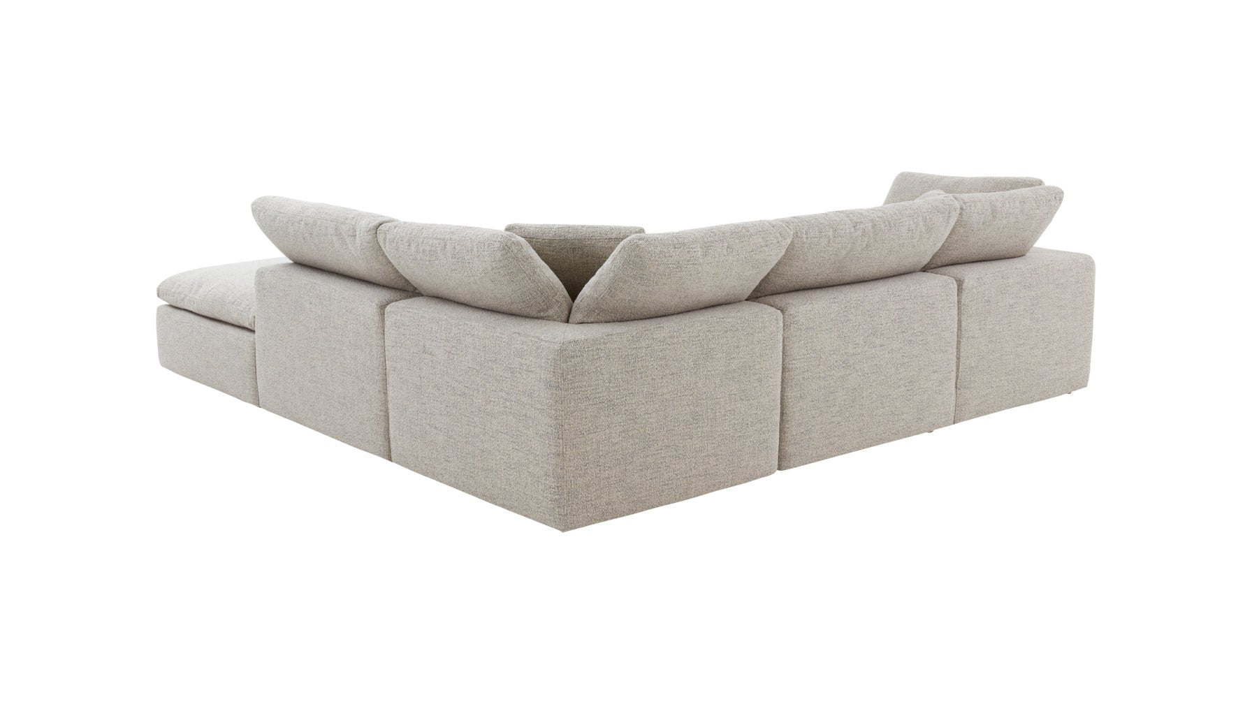 Movie Night™ 5-Piece Modular Sectional, Large, Oatmeal - Image 7