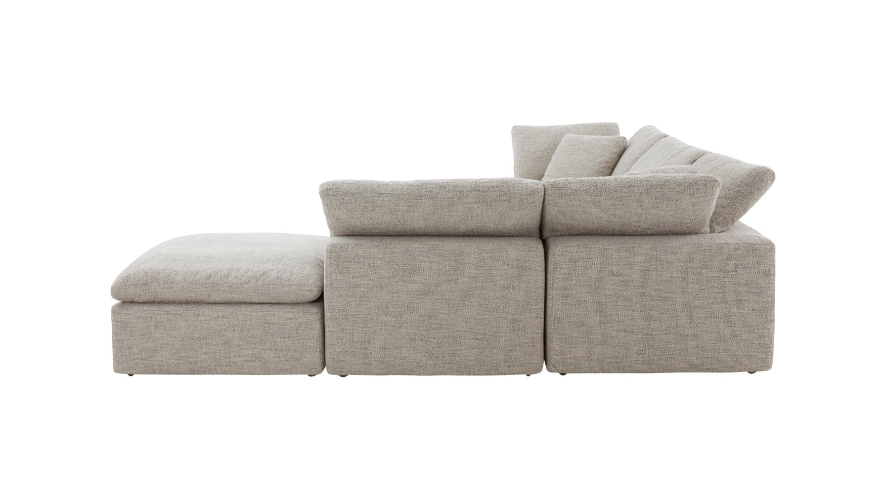 Movie Night™ 5-Piece Modular Sectional, Large, Oatmeal - Image 8