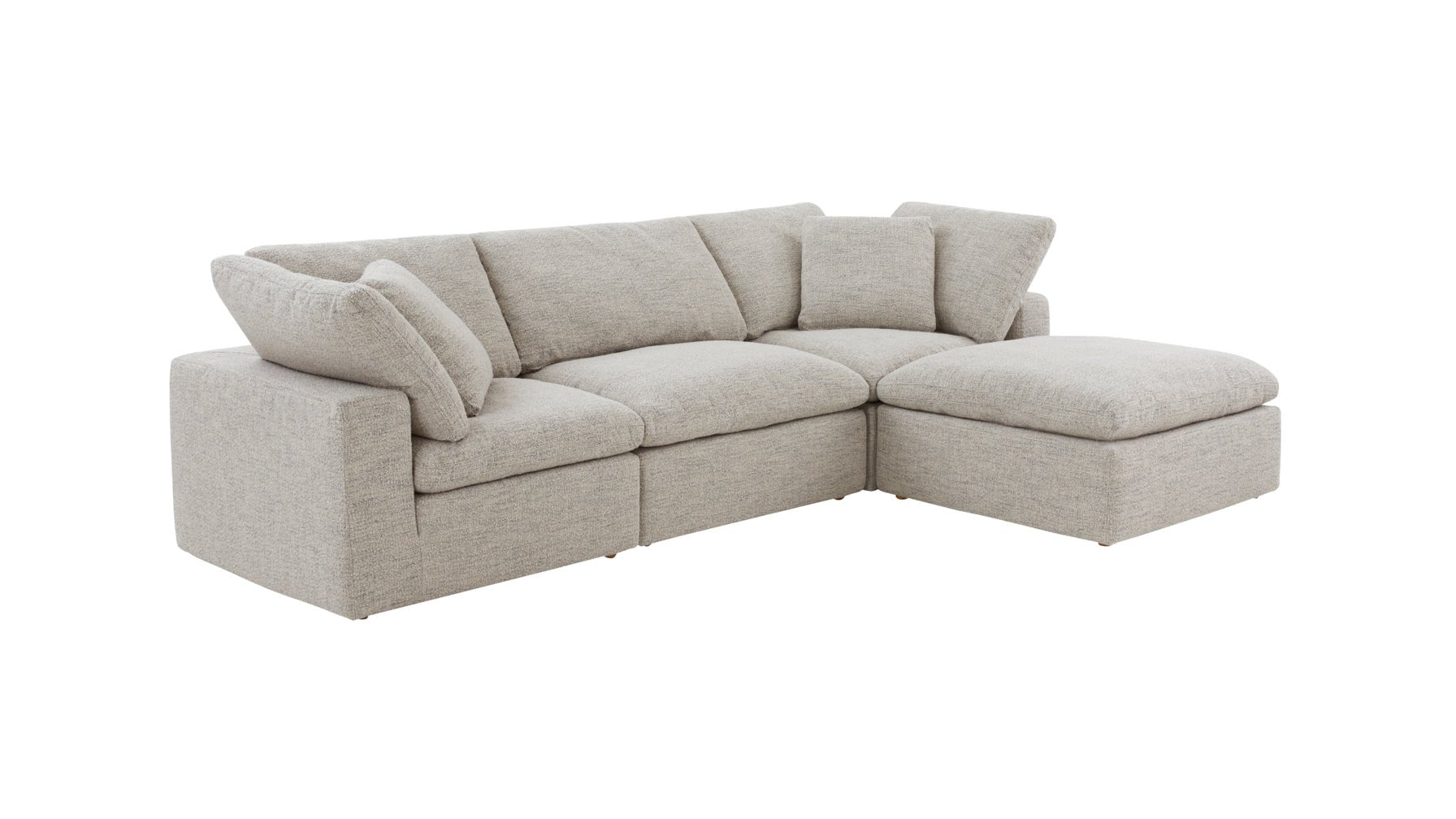 Movie Night™ 4-Piece Modular Sectional, Large, Oatmeal - Image 12