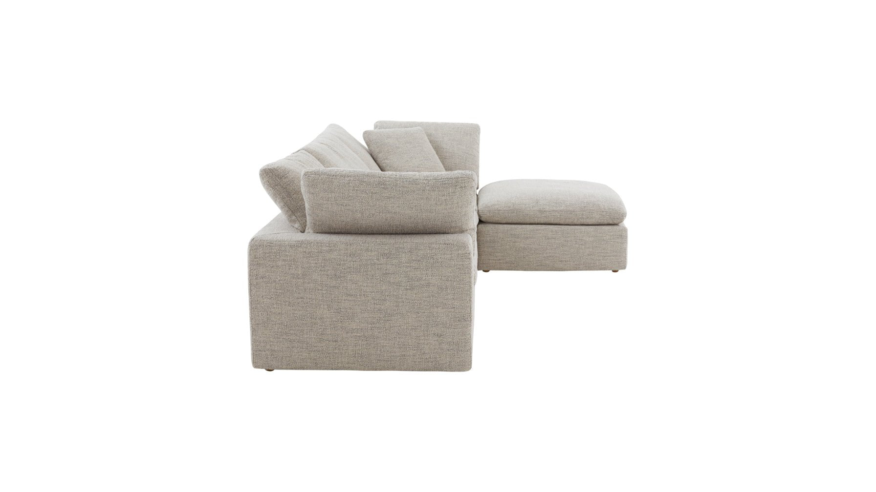 Movie Night™ 4-Piece Modular Sectional, Large, Oatmeal - Image 12