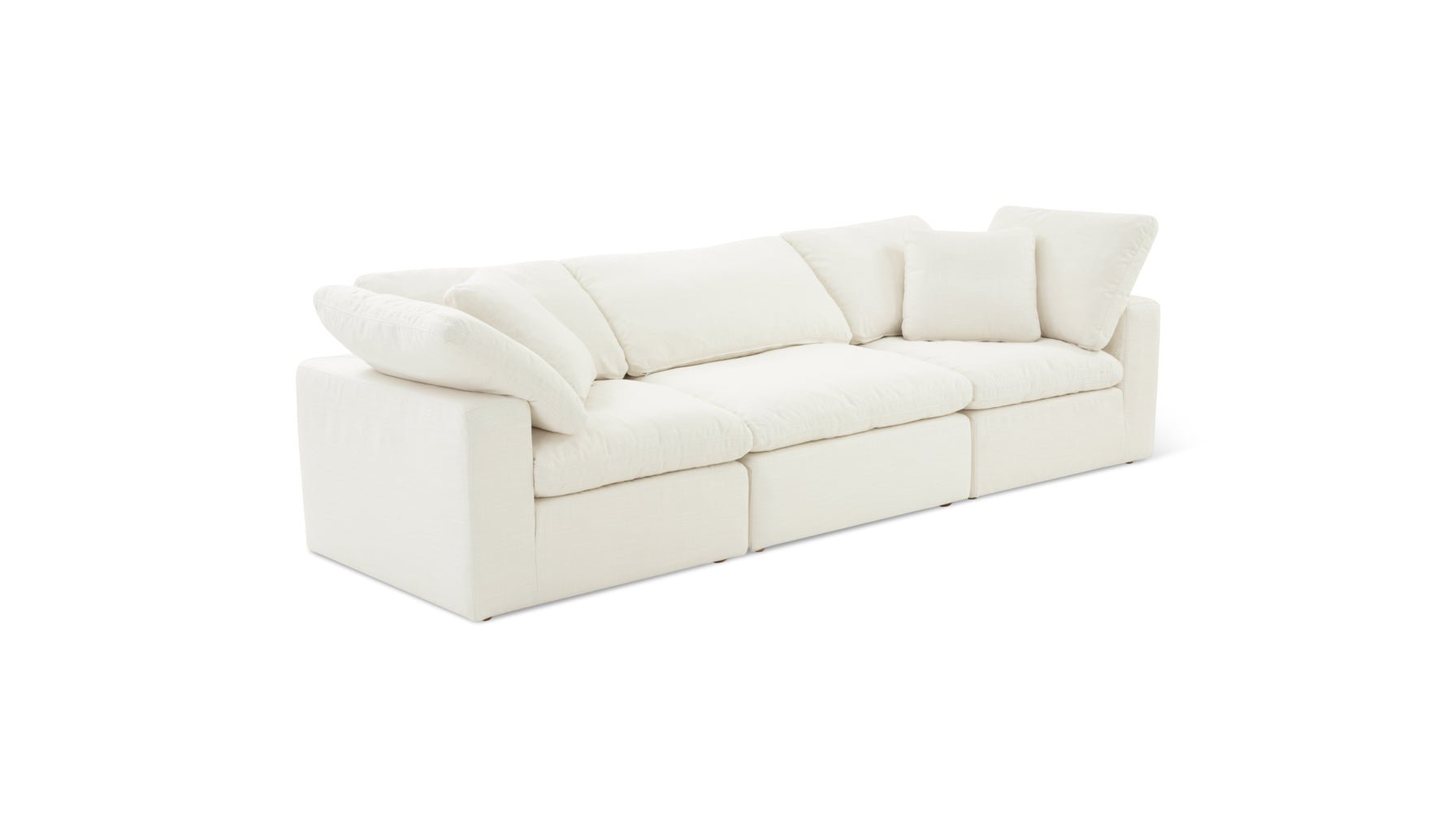 Movie Night™ 3-Piece Modular Sofa, Large, Cream Linen - Image 10