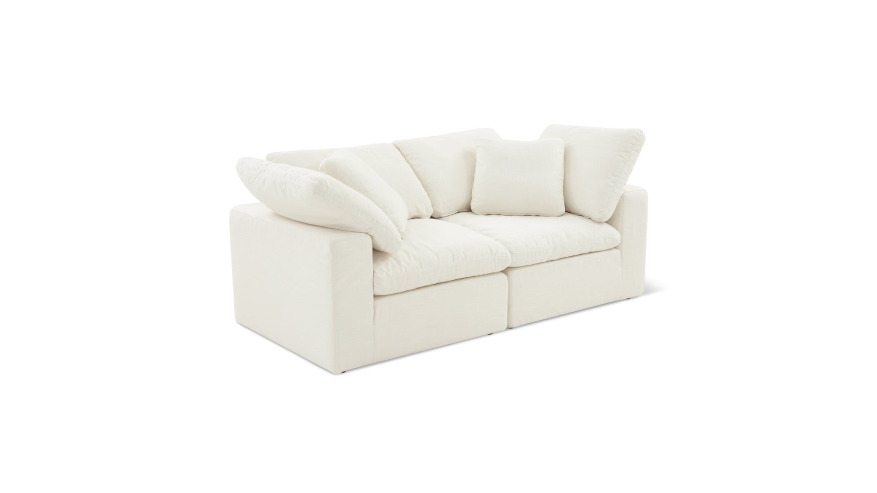 Movie Night™ 2-Piece Modular Sofa, Large, Cream Linen - Image 10