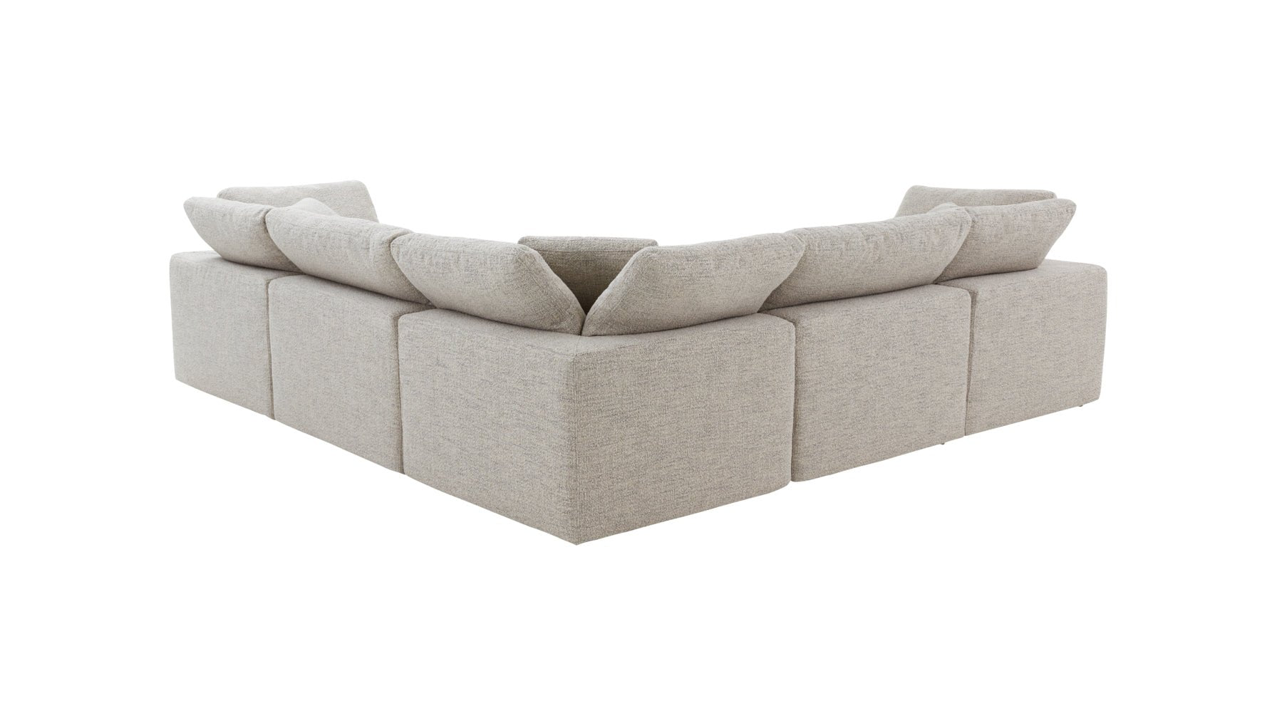 Movie Night™ 5-Piece Modular Sectional Closed, Standard, Oatmeal - Image 7