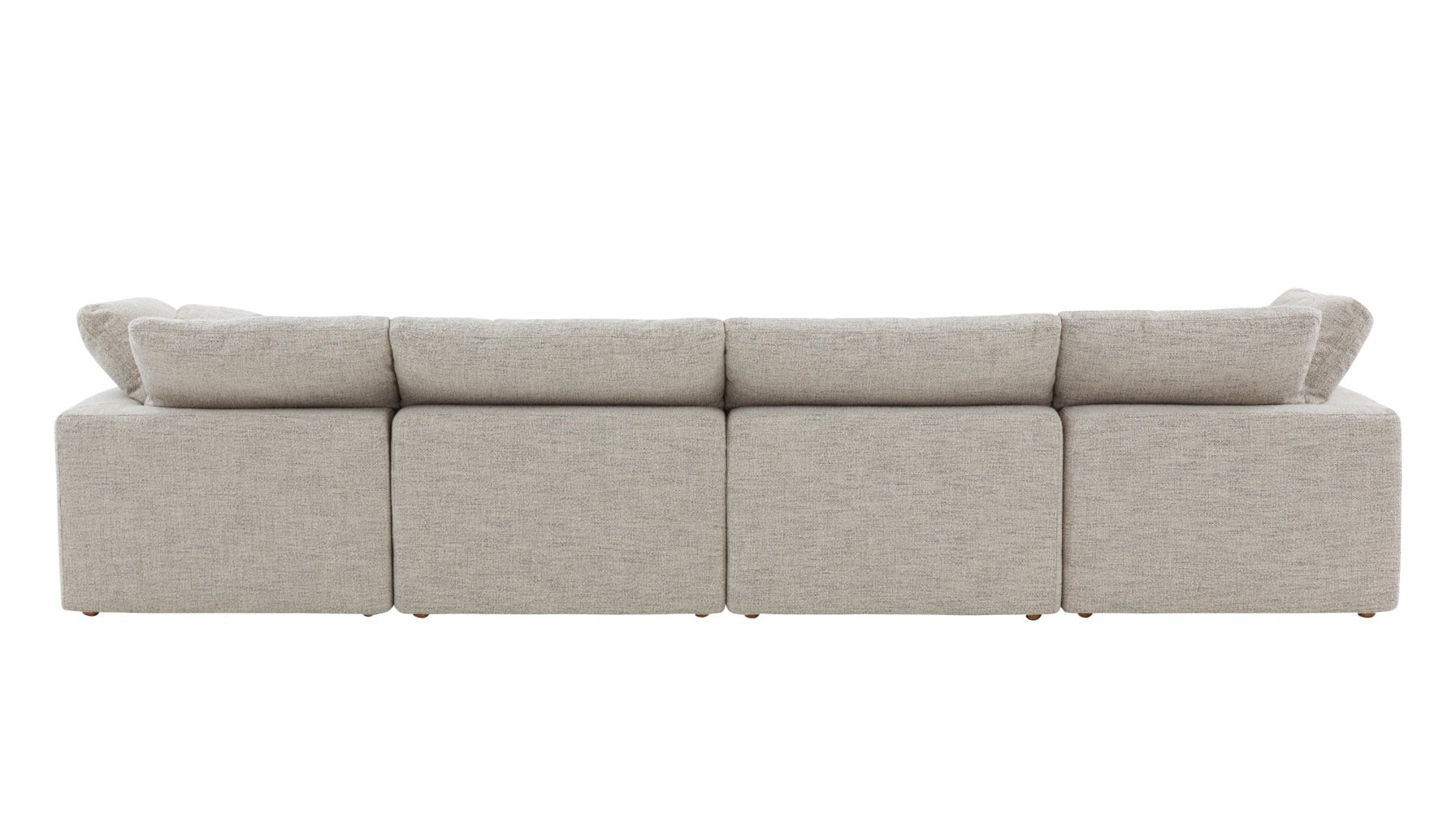 Movie Night™ 6-Piece Modular U-Shaped Sectional, Large, Oatmeal - Image 10