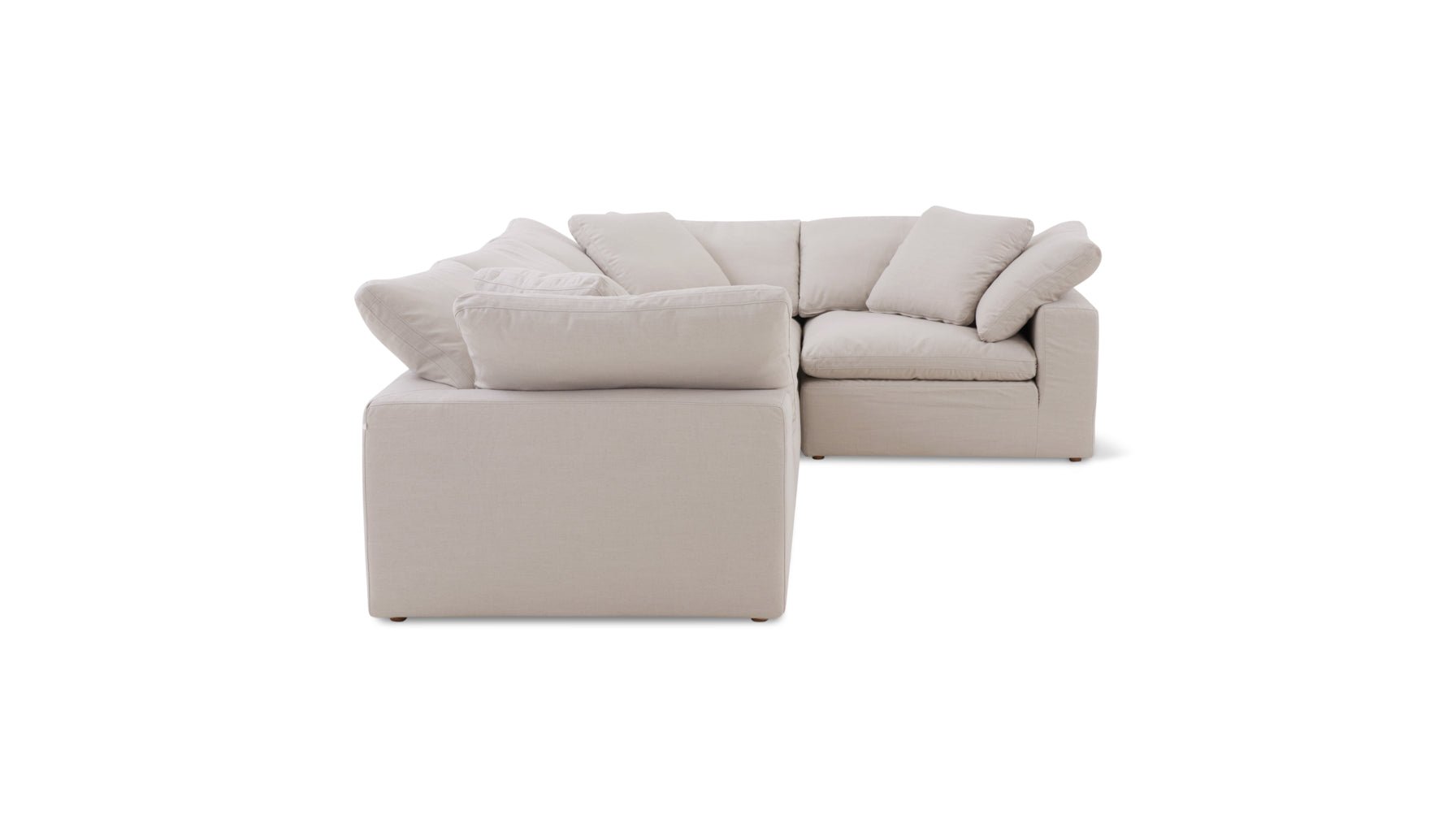 Movie Night™ 4-Piece Modular Sectional Closed, Standard, Clay - Image 10