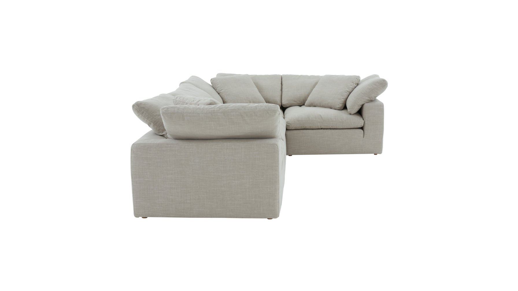 Movie Night™ 4-Piece Modular Sectional Closed, Large, Light Pebble - Image 10