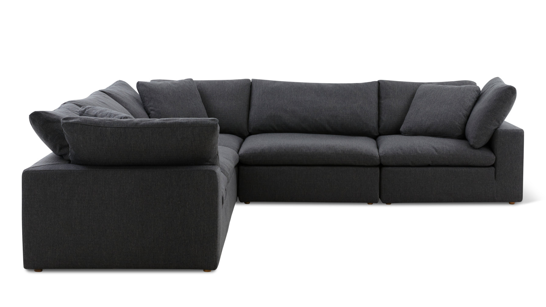 Movie Night™ 5-Piece Modular Sectional, Large, Clay – Sundays Company