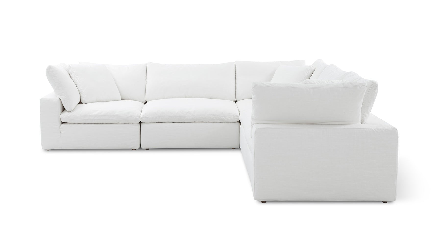 Movie Night™ 5-Piece Modular Sectional Closed, Large, Brie_image