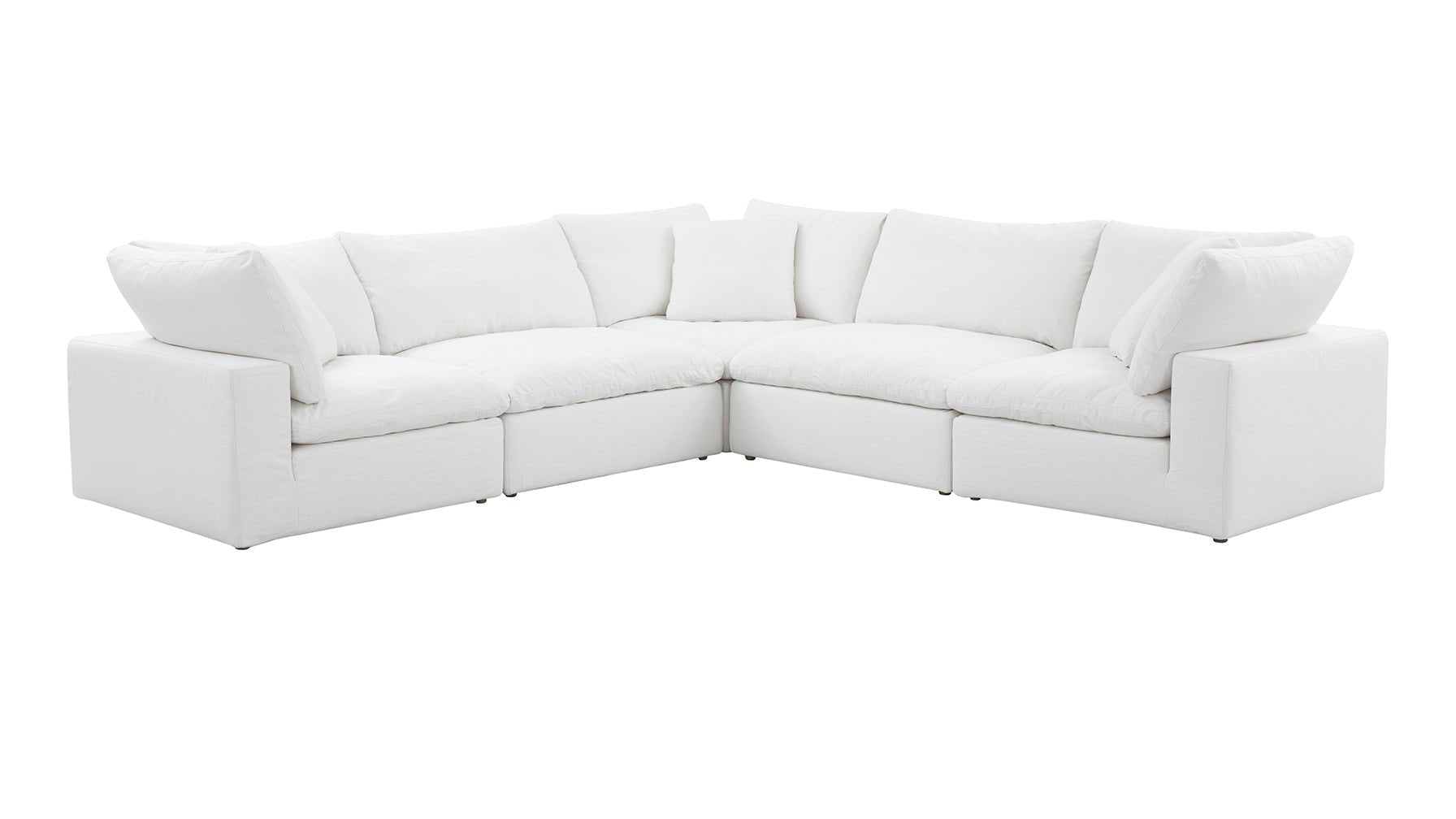 Movie Night™ 5-Piece Modular Sectional Closed, Large, Brie - Image 10