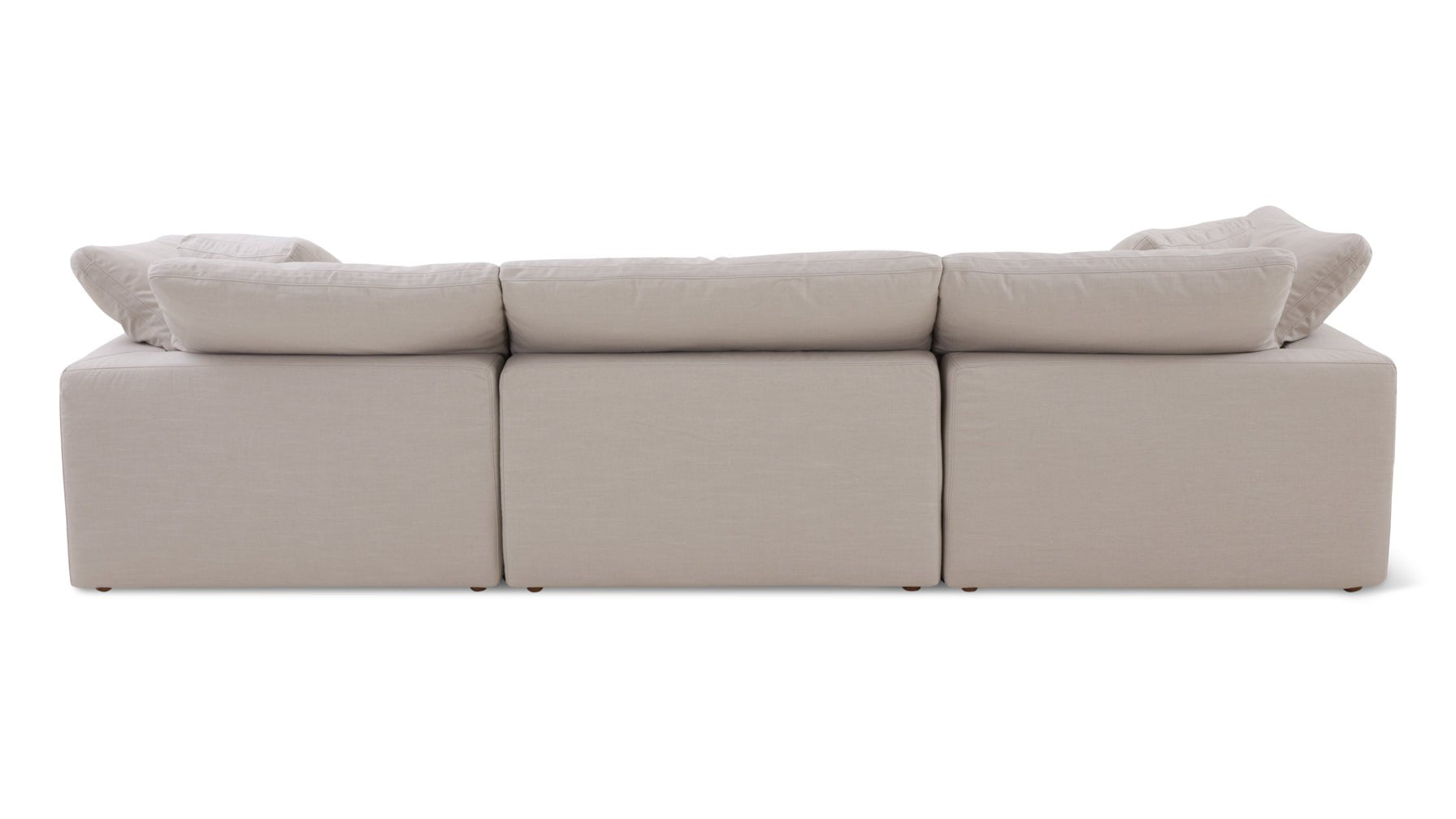 Movie Night™ 5-Piece Modular U-Shaped Sectional, Large, Clay - Image 11