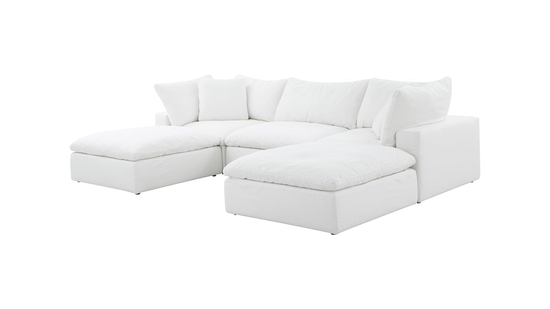 Movie Night™ 5-Piece Modular U-Shaped Sectional, Large, Brie - Image 6