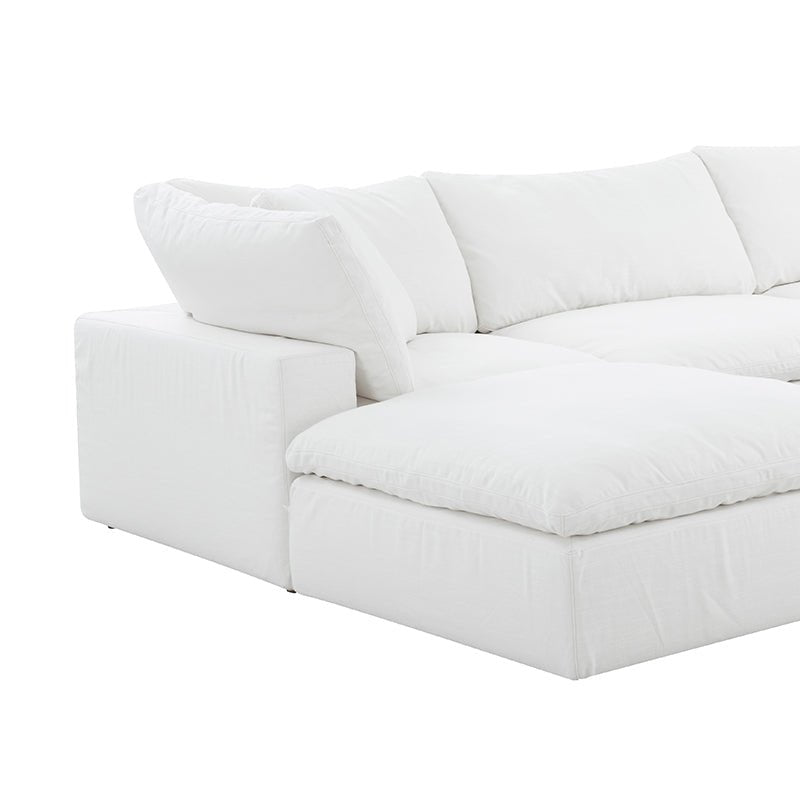 Movie Night™ 5-Piece Modular U-Shaped Sectional, Large, Brie - Image 8