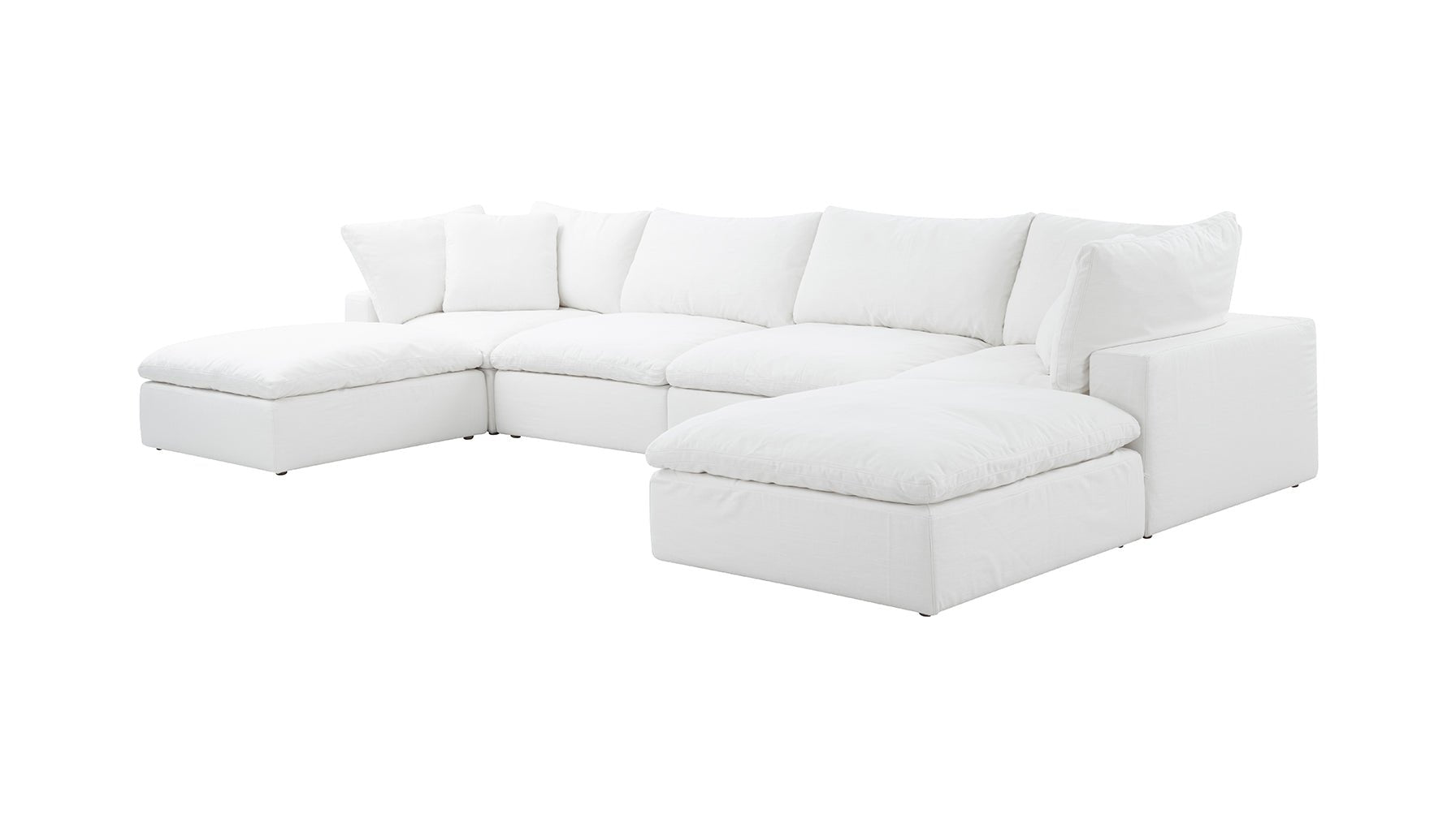 Movie Night™ 6-Piece Modular U-Shaped Sectional, Large, Brie - Image 6