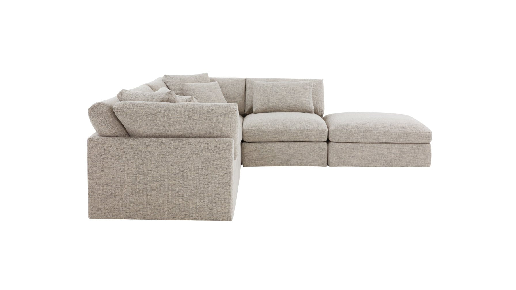 Get Together™ 5-Piece Modular Sectional, Large, Oatmeal - Image 9