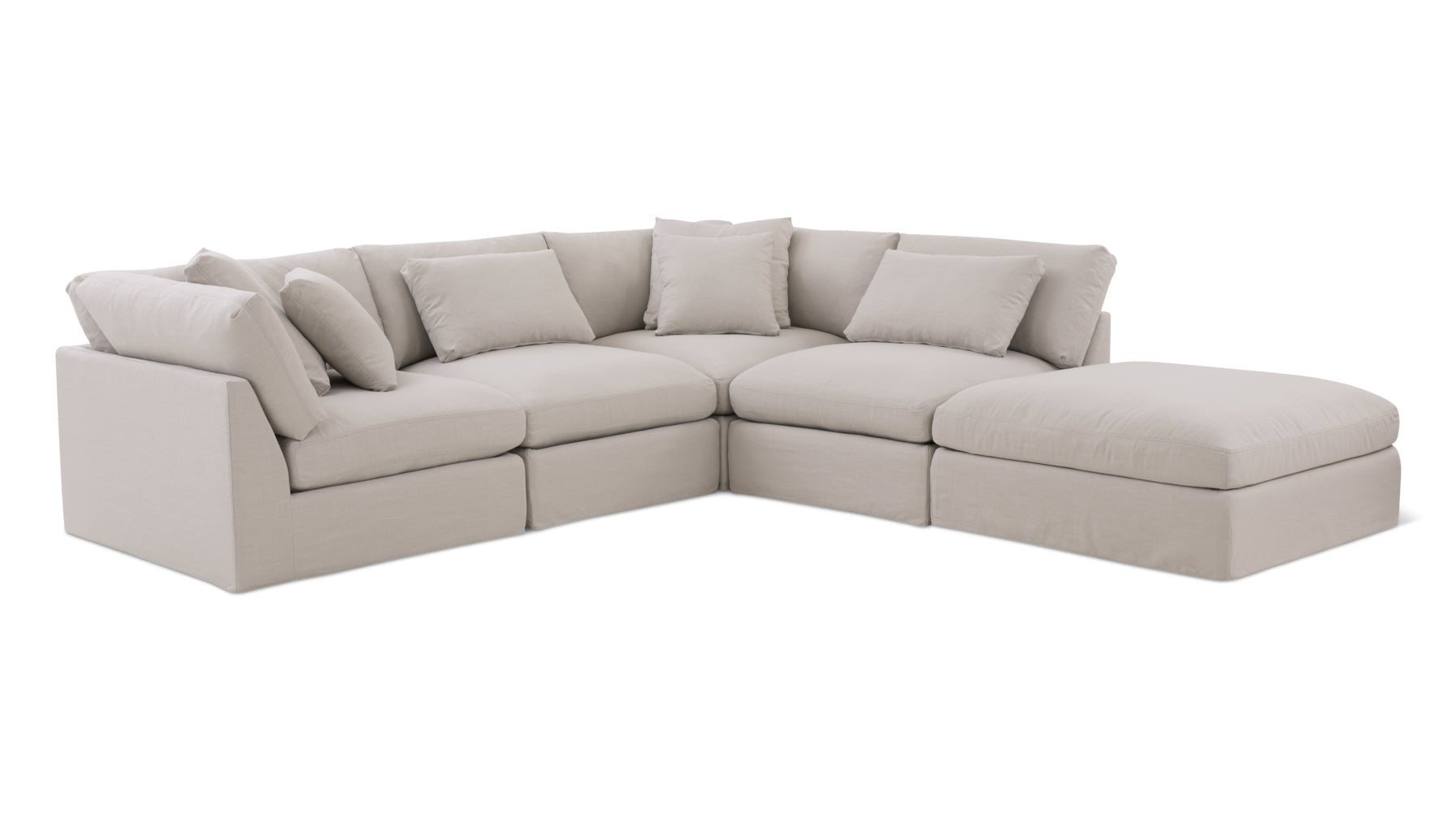 Get Together™ 5-Piece Modular Sectional, Large, Clay_image