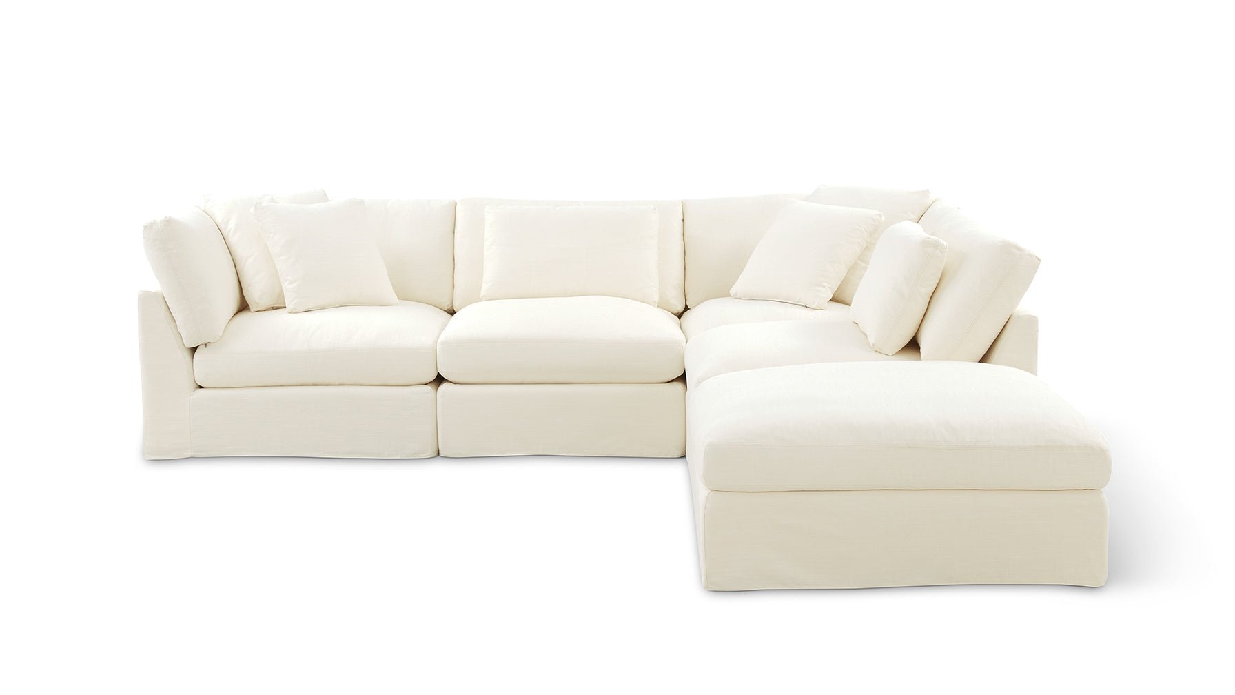 Get Together™ 5-Piece Modular Sectional, Large, Cream Linen_image