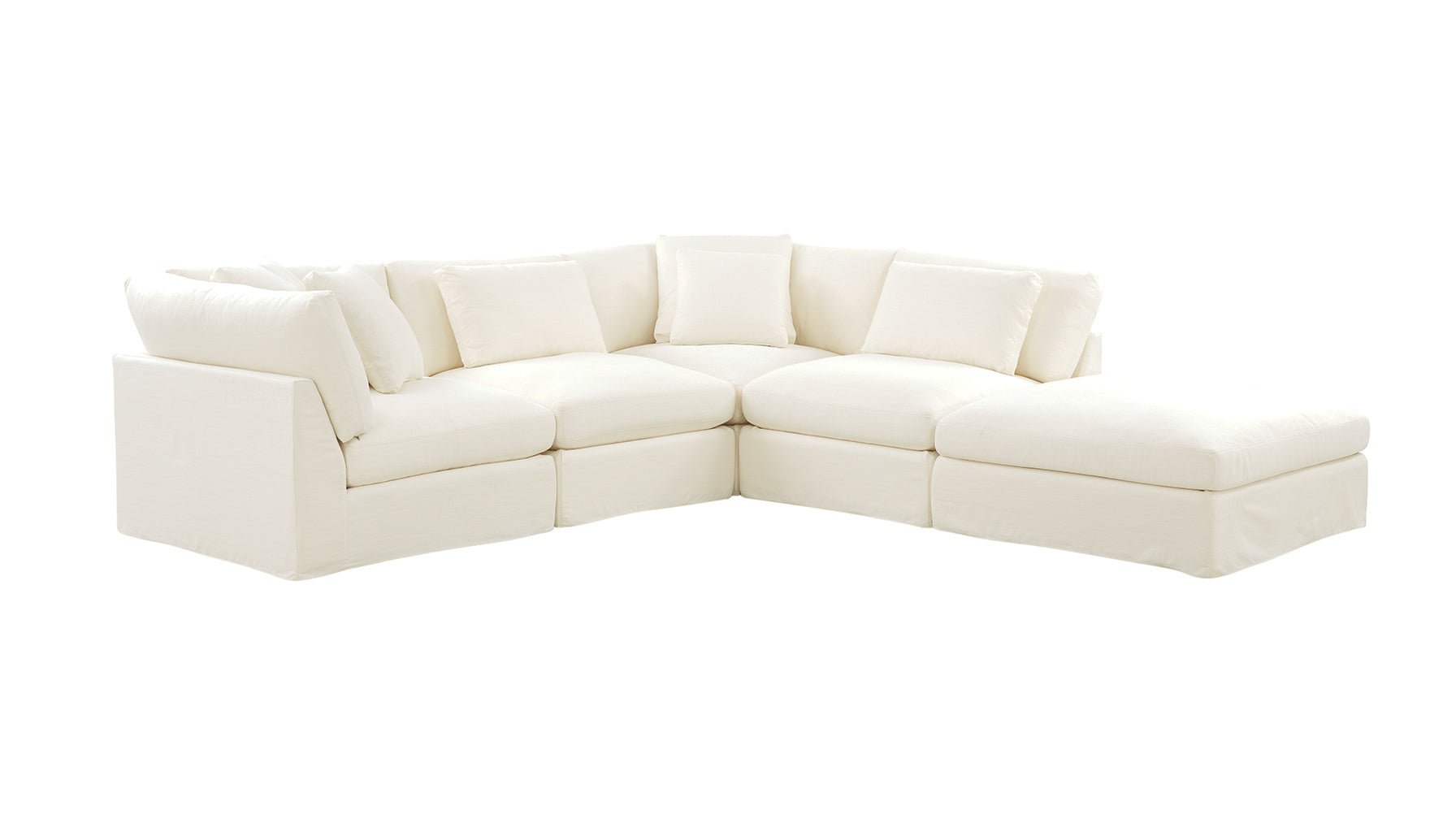 Get Together™ 5-Piece Modular Sectional, Large, Cream Linen_image