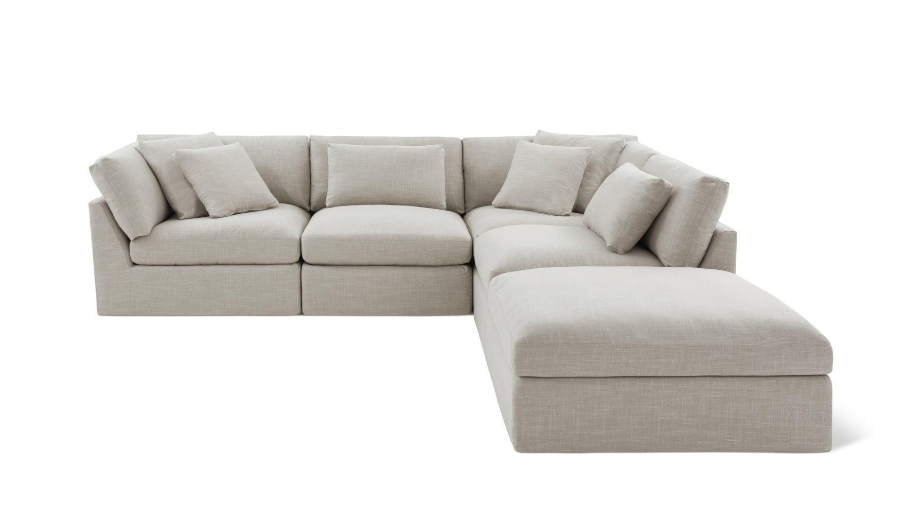 Get Together™ 5-Piece Modular Sectional, Large, Light Pebble_image