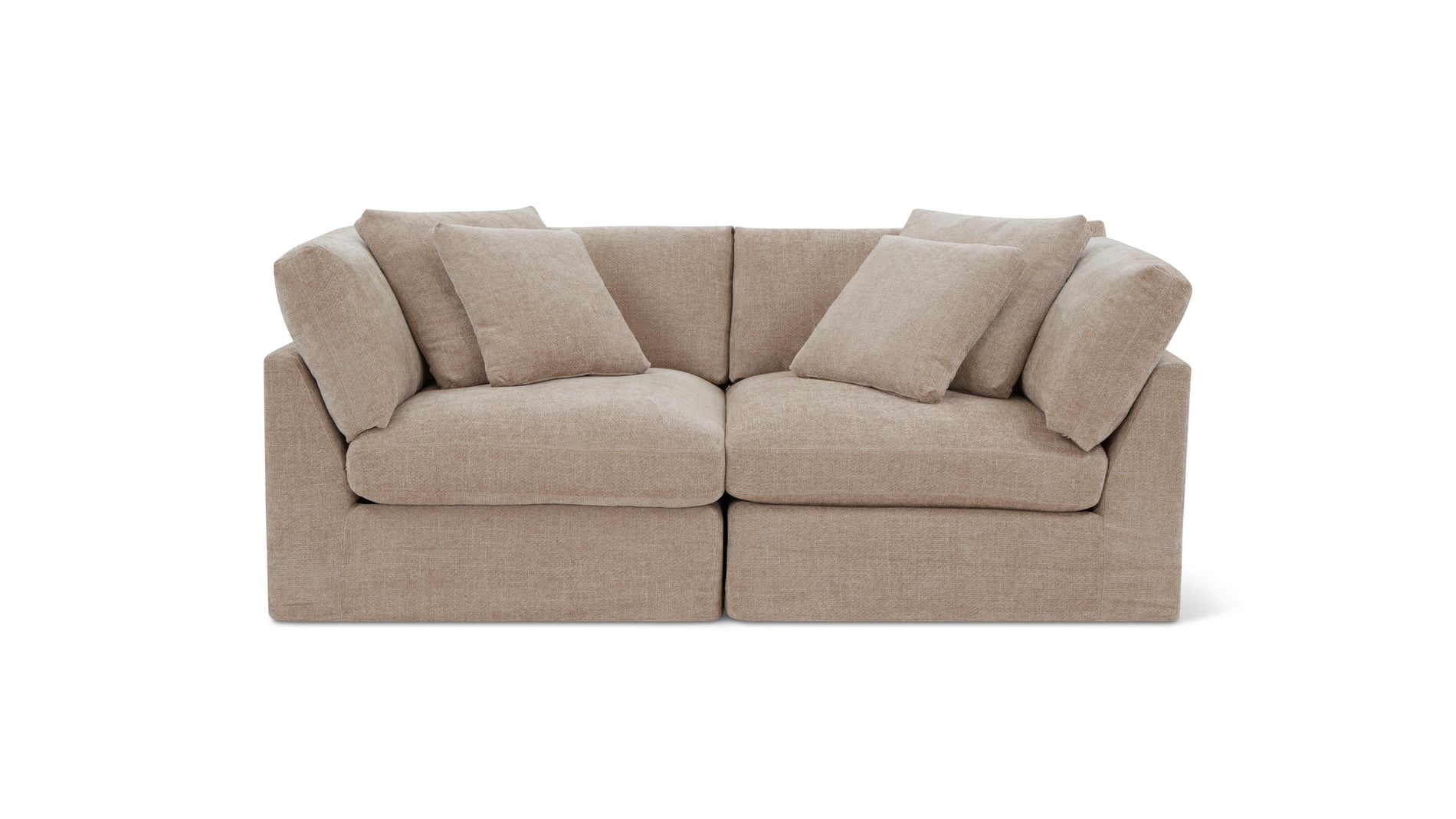 Get Together™ 2-Piece Modular Sofa, Large, Champagne_image