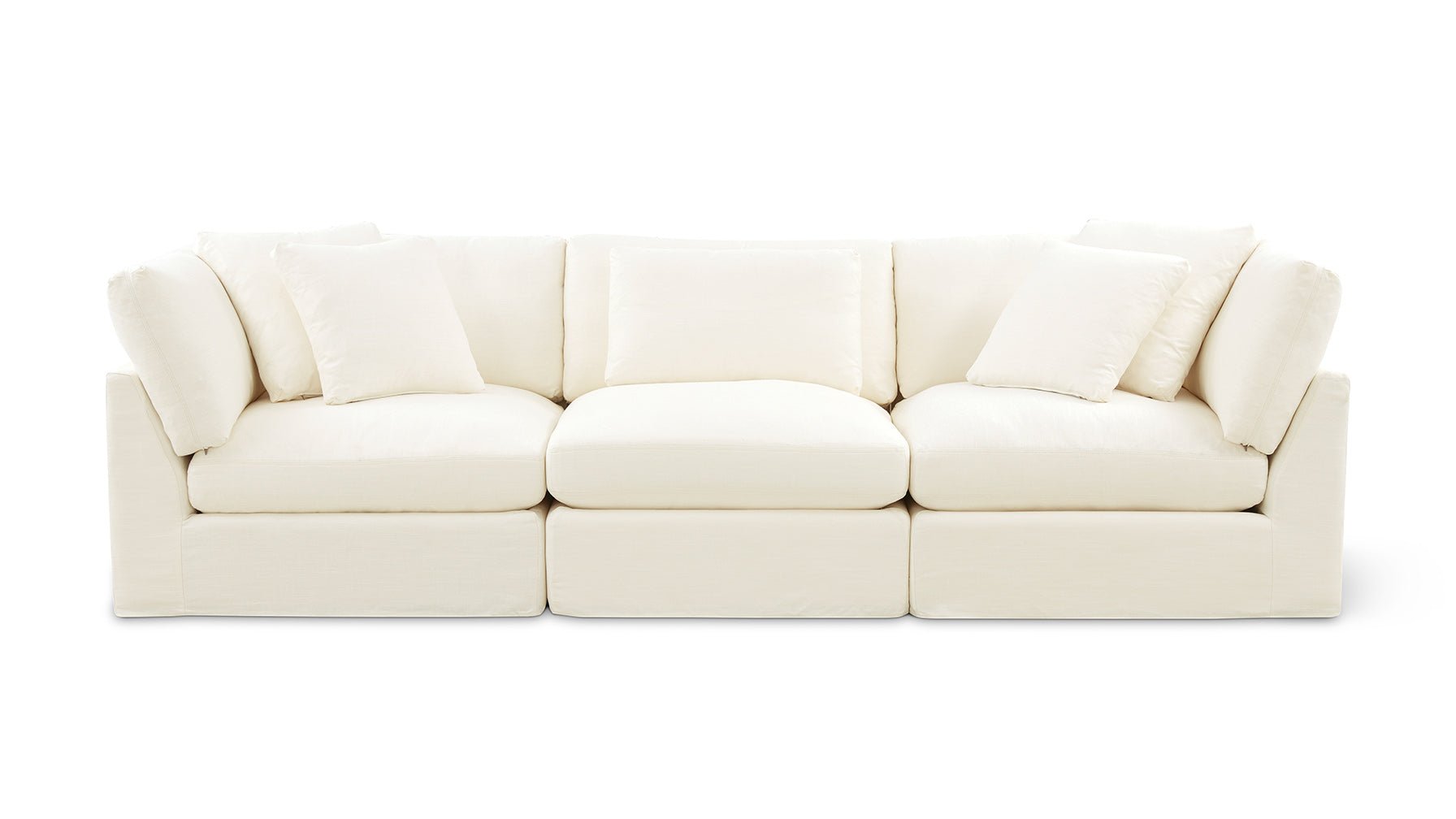 Get Together™ 3-Piece Modular Sofa, Large, Cream Linen_image