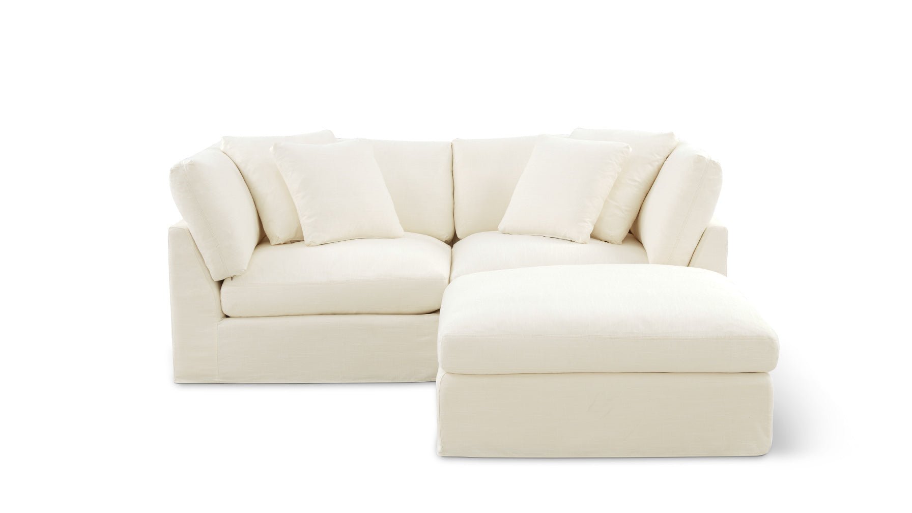 Get Together™ 3-Piece Modular Sectional, Large, Cream Linen_image