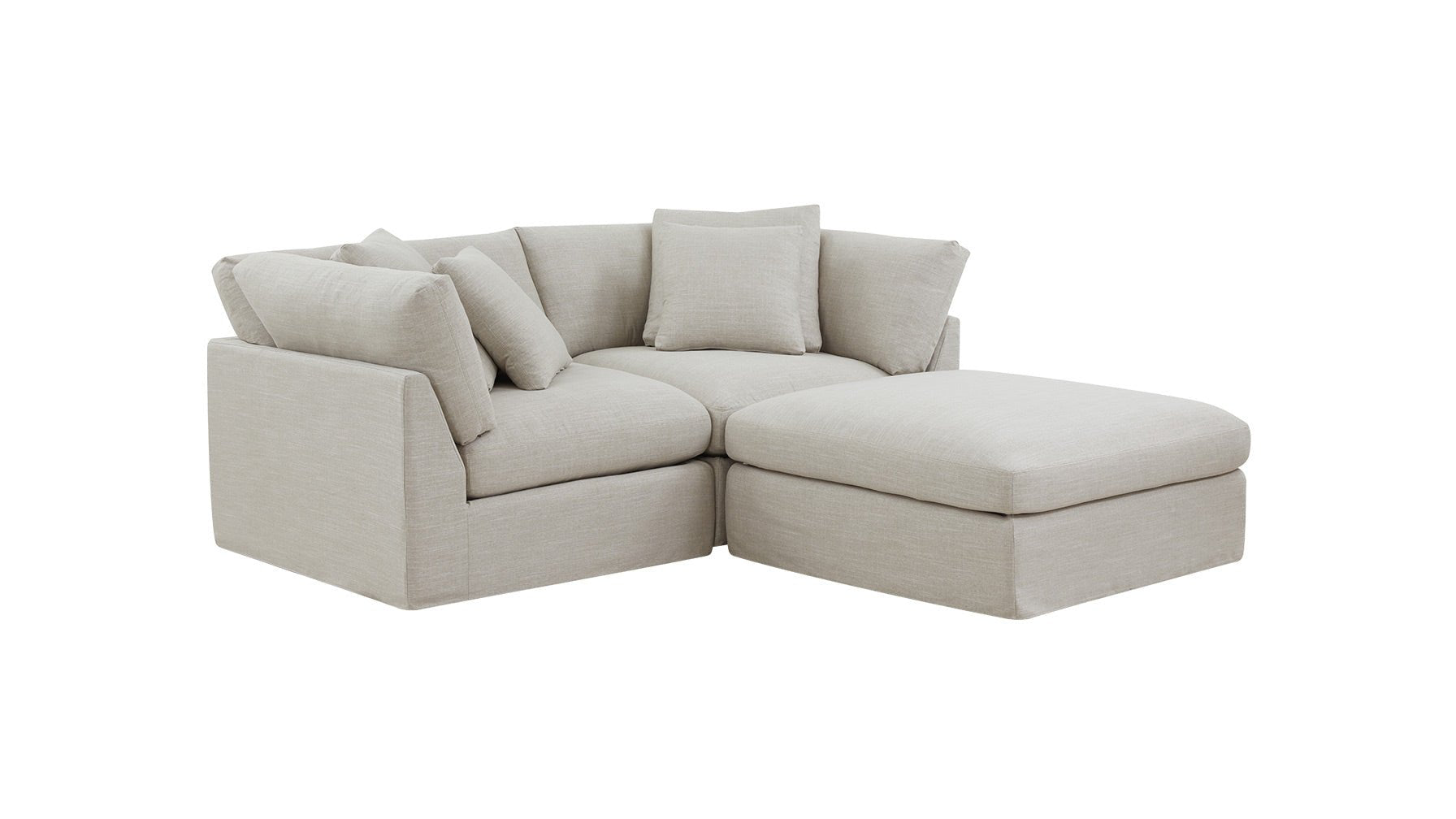 Get Together™ 3-Piece Modular Sectional, Large, Light Pebble_image