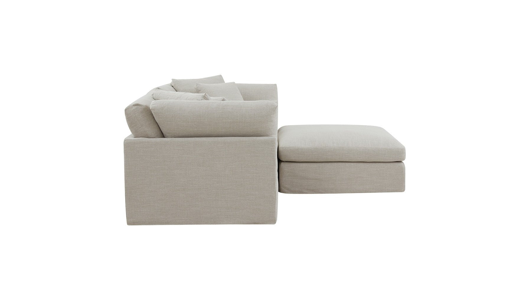 Get Together™ 3-Piece Modular Sectional, Large, Light Pebble - Image 10