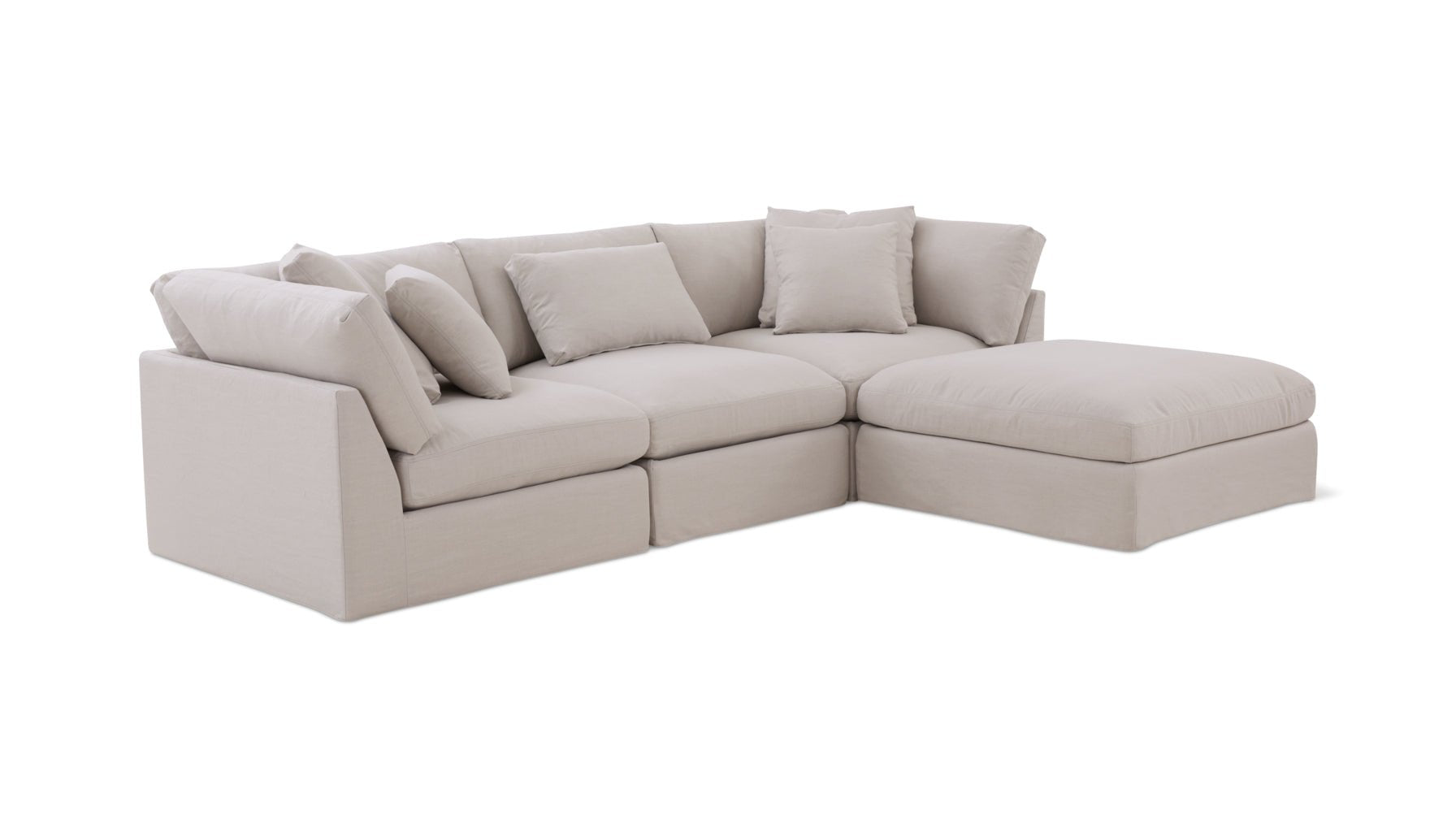 Get Together™ 4-Piece Modular Sectional, Large, Clay - Image 11