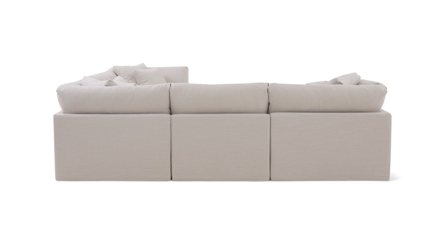 Get Together™ 5-Piece Modular Sectional Closed, Large, Clay - Image 13