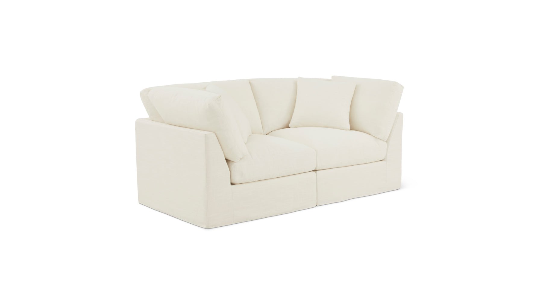 Get Together™ 2-Piece Modular Sofa, Standard, Cream Linen_image