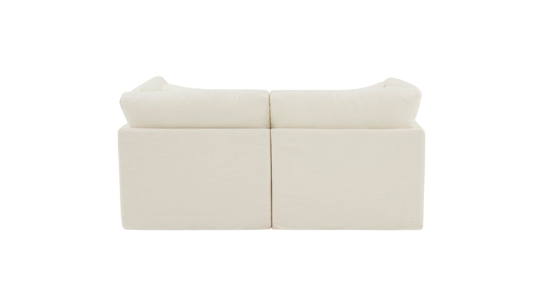 Get Together™ 2-Piece Modular Sofa, Standard, Cream Linen - Image 10