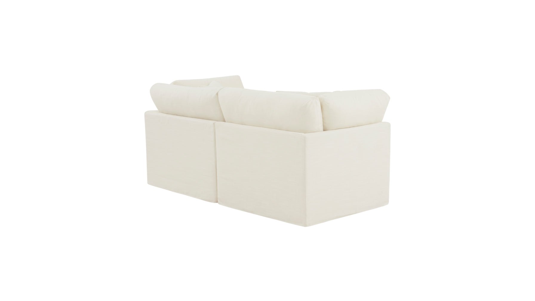 Get Together™ 2-Piece Modular Sofa, Standard, Cream Linen - Image 8