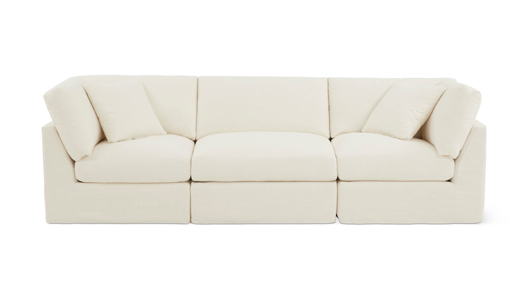 Get Together™ 3-Piece Modular Sofa, Standard, Cream Linen_image