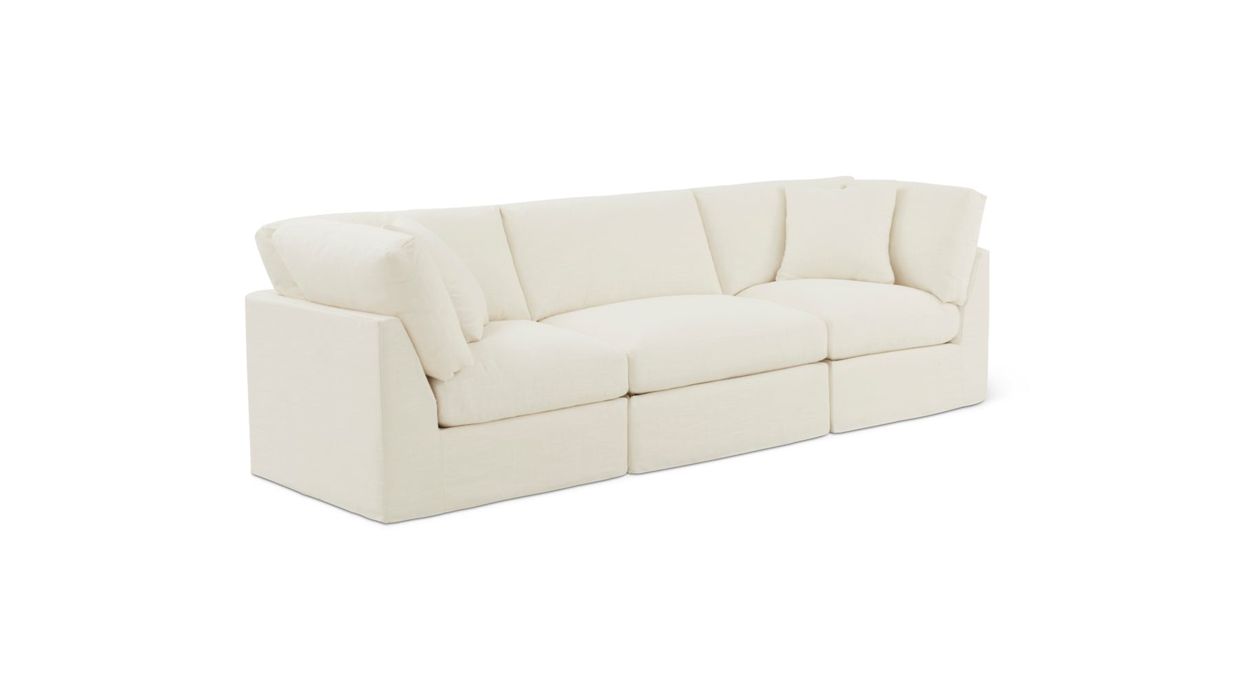 Get Together™ 3-Piece Modular Sofa, Standard, Cream Linen_image