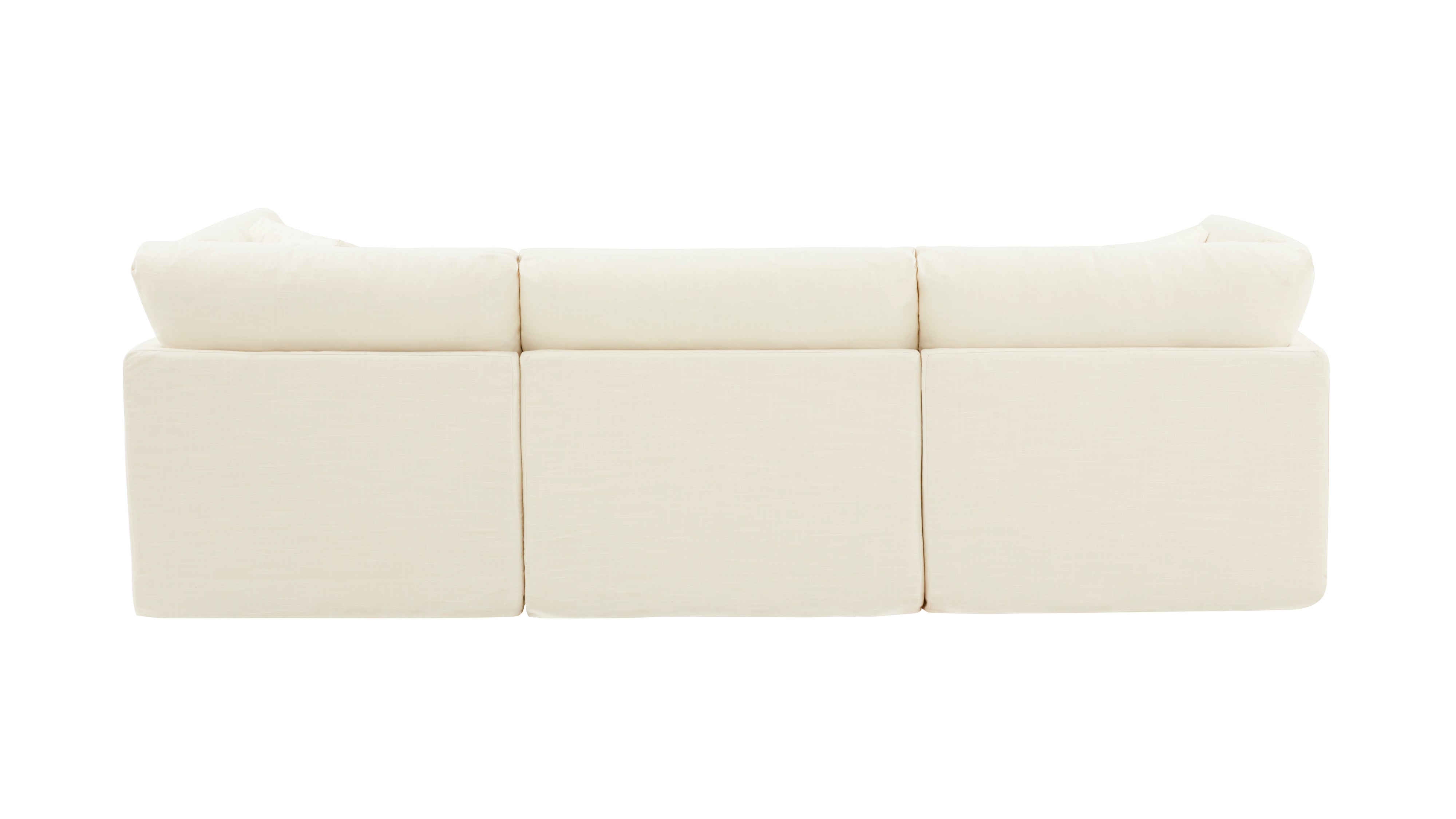 Get Together™ 3-Piece Modular Sofa, Standard, Cream Linen - Image 3