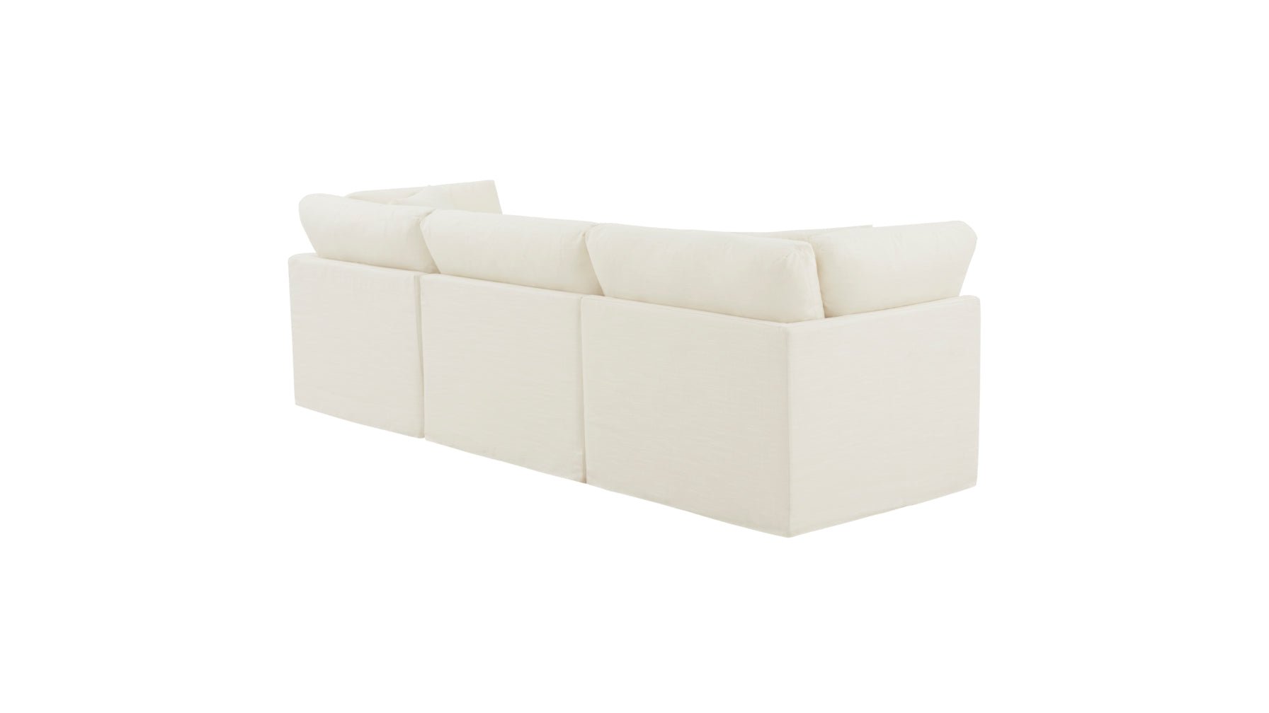 Get Together™ 3-Piece Modular Sofa, Standard, Cream Linen - Image 8