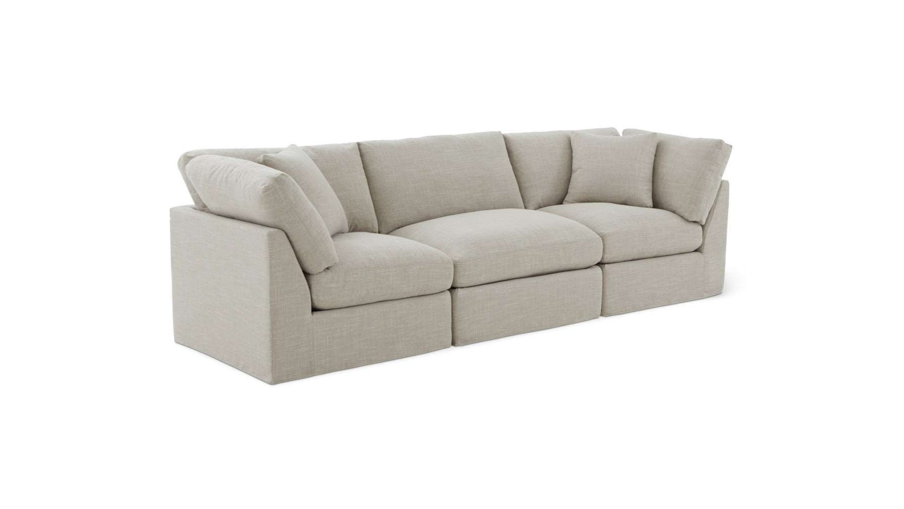 Get Together™ 3-Piece Modular Sofa, Standard, Light Pebble - Image 8