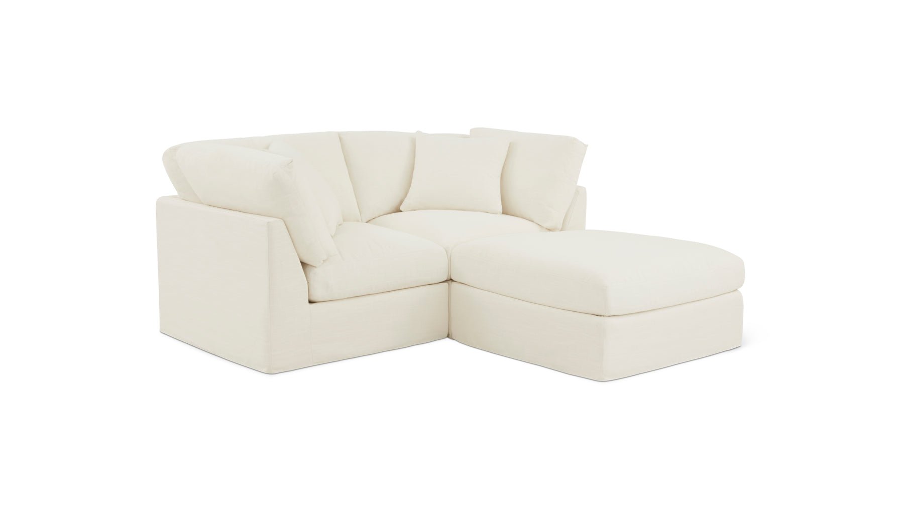 Get Together™ 3-Piece Modular Sectional, Standard, Cream Linen_image