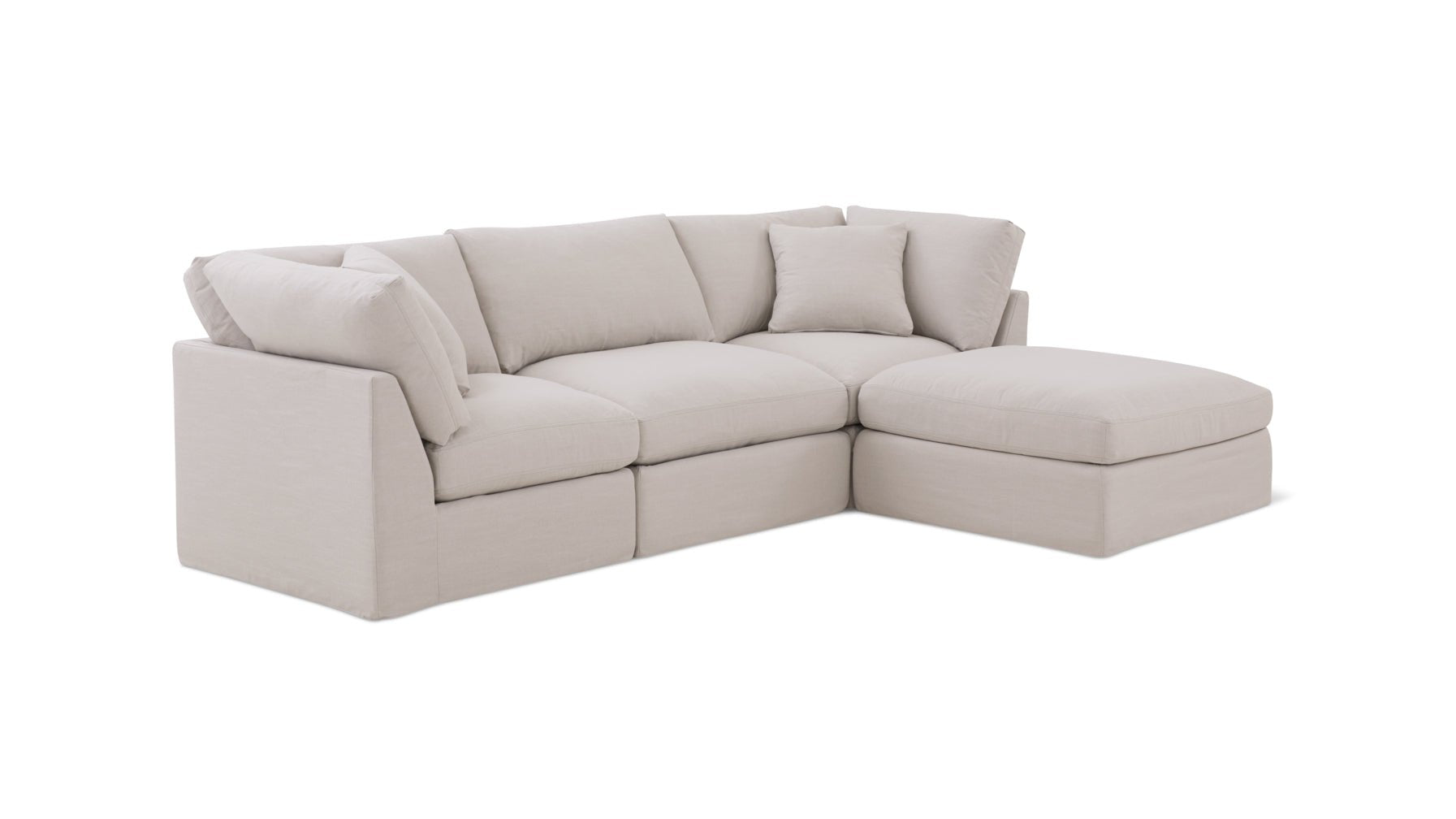 Get Together™ 4-Piece Modular Sectional, Standard, Clay - Image 8