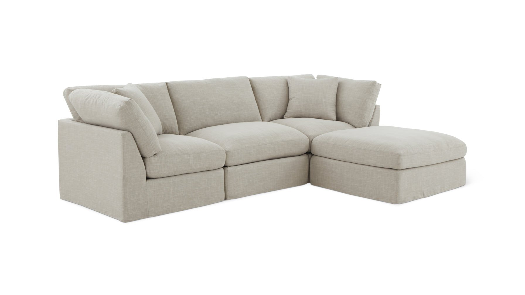 Get Together™ 4-Piece Modular Sectional, Standard, Light Pebble - Image 10